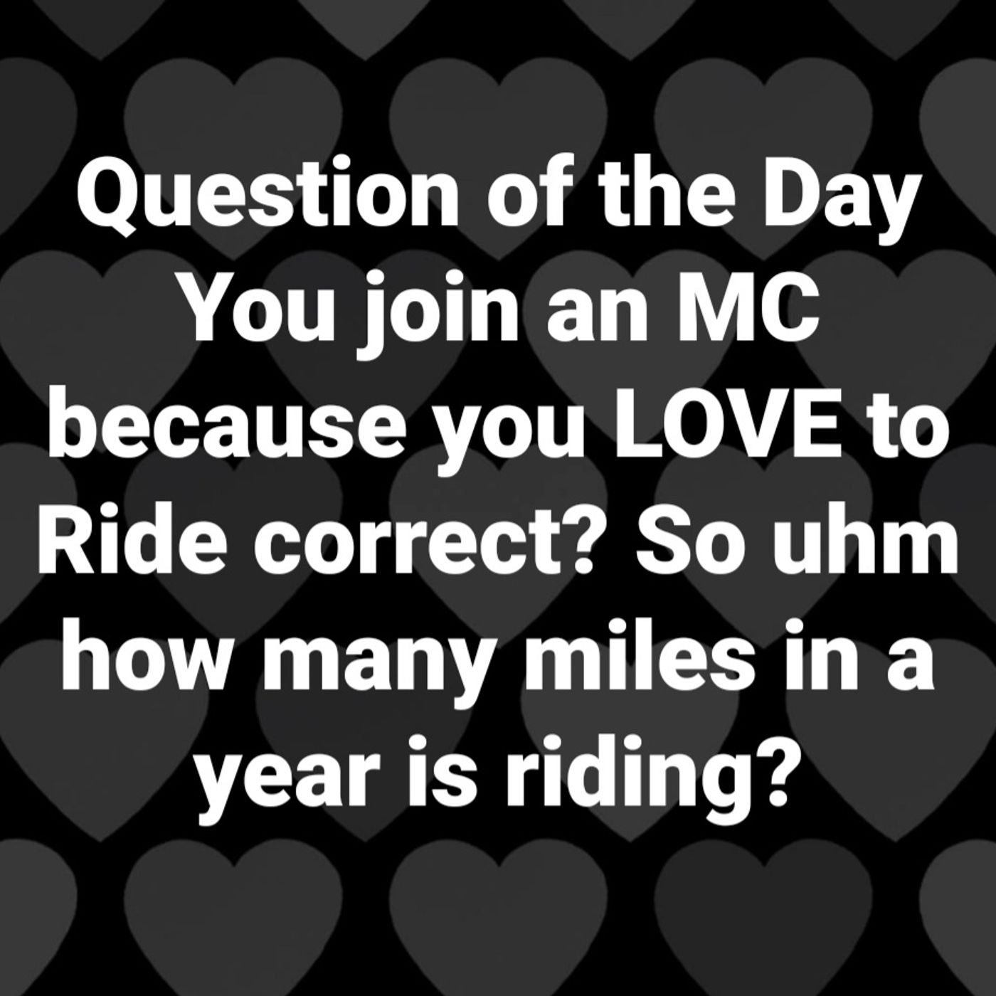 QUESTION OF THE DAY