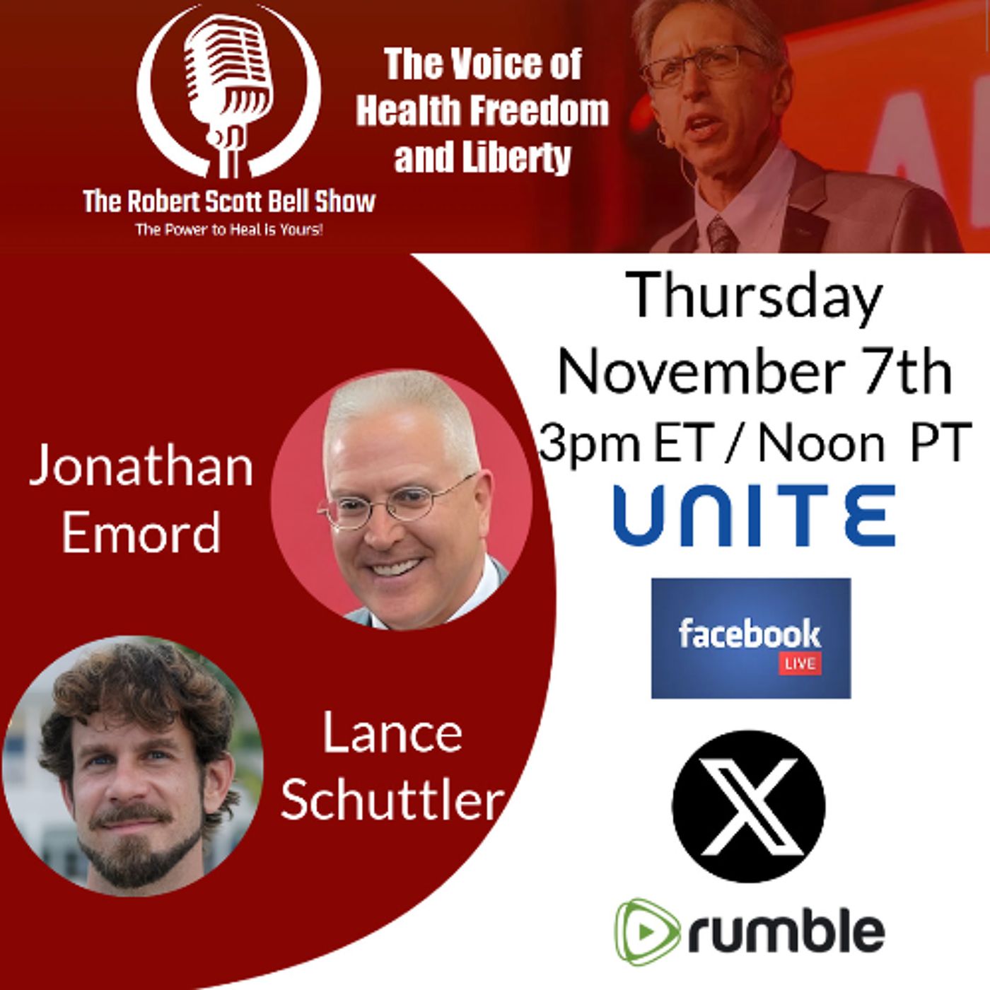 Jonathan Emord, Trump Transition process, RFK Jr. Targets FDA, Lance Schuttler, Ascent Nutrition, Pine Needle Detox - The RSB Show 11-7-24 episode artwork