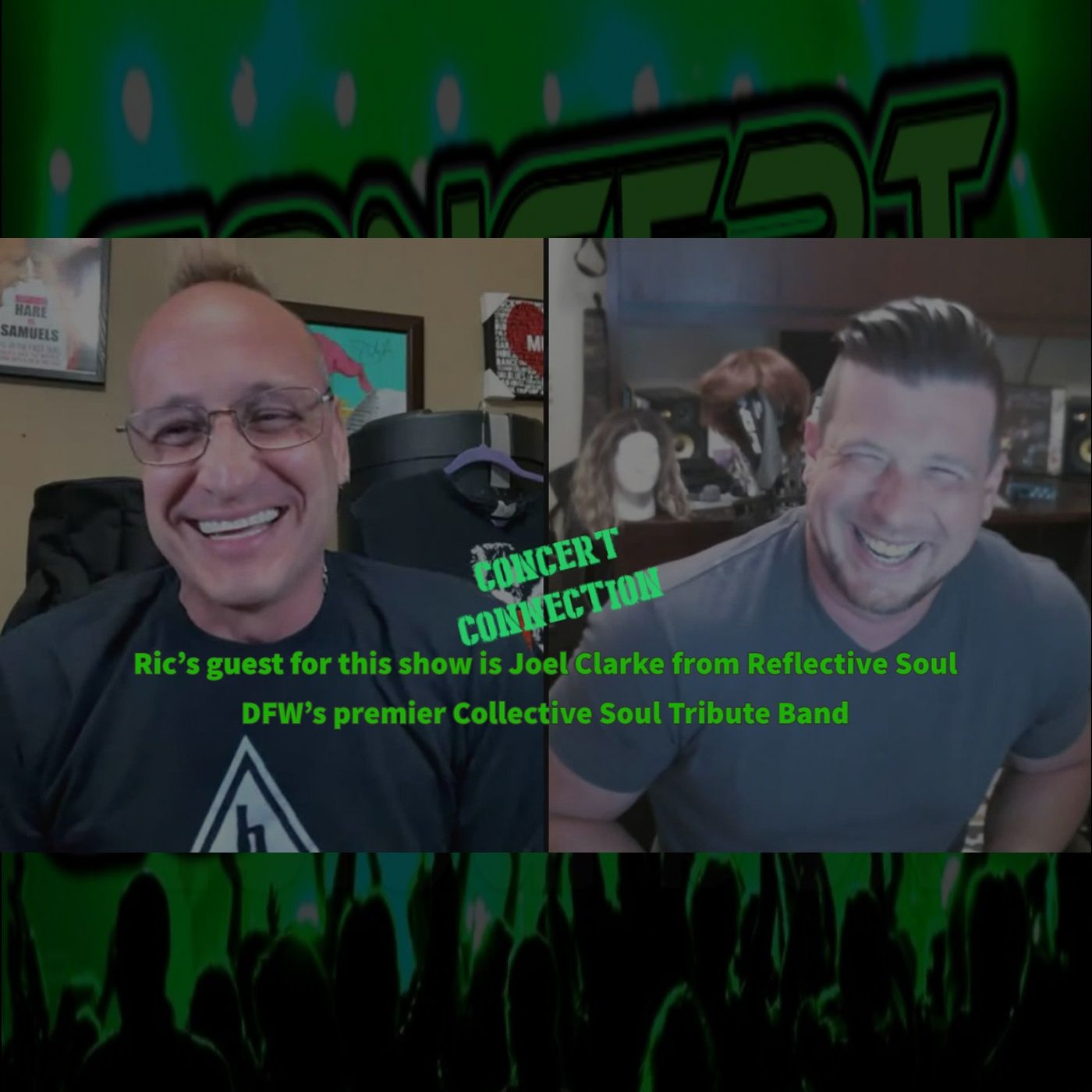 CC hosted by Ric Hare June 25, 2020 Ric’s guest for this show is Joel Clarke from Reflective Soul DFW’s premier Collective Soul Tribute Band episode artwork