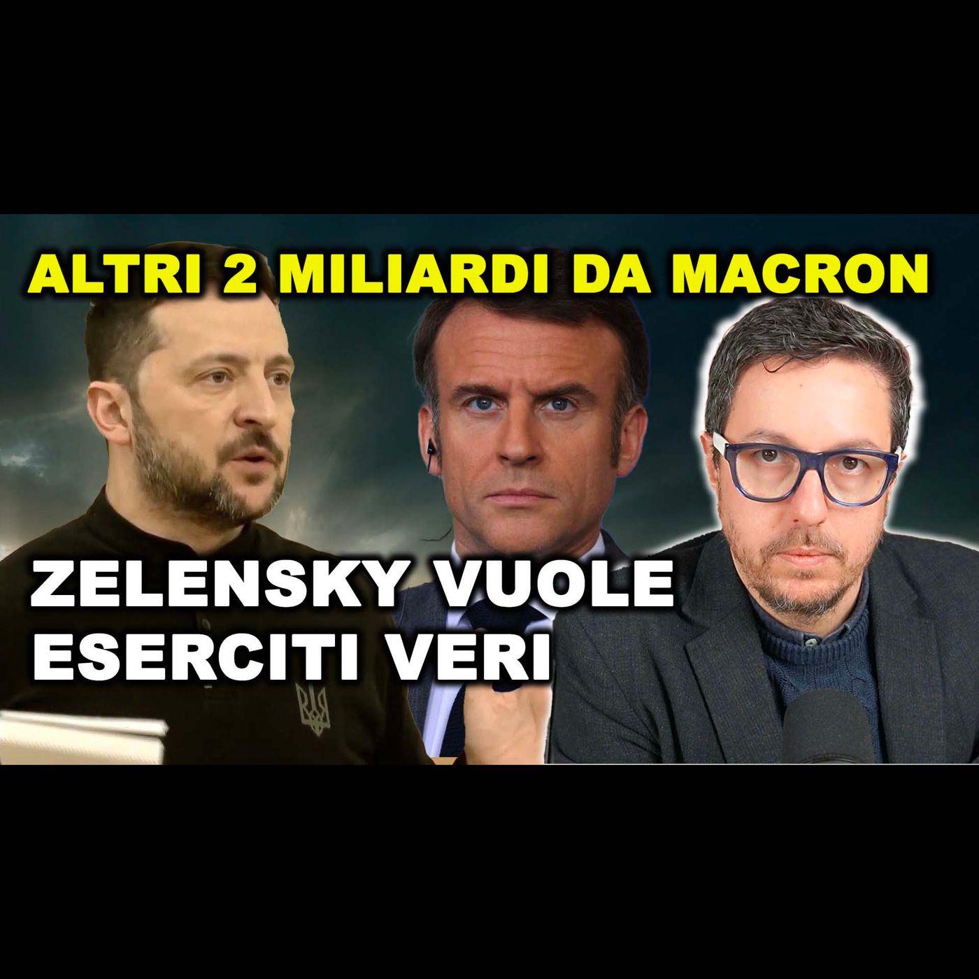 ZELENSKY VUOLE SOLDATI VERI NATO non peacekeeper | MACRON invia altri 2 miliardi in armi