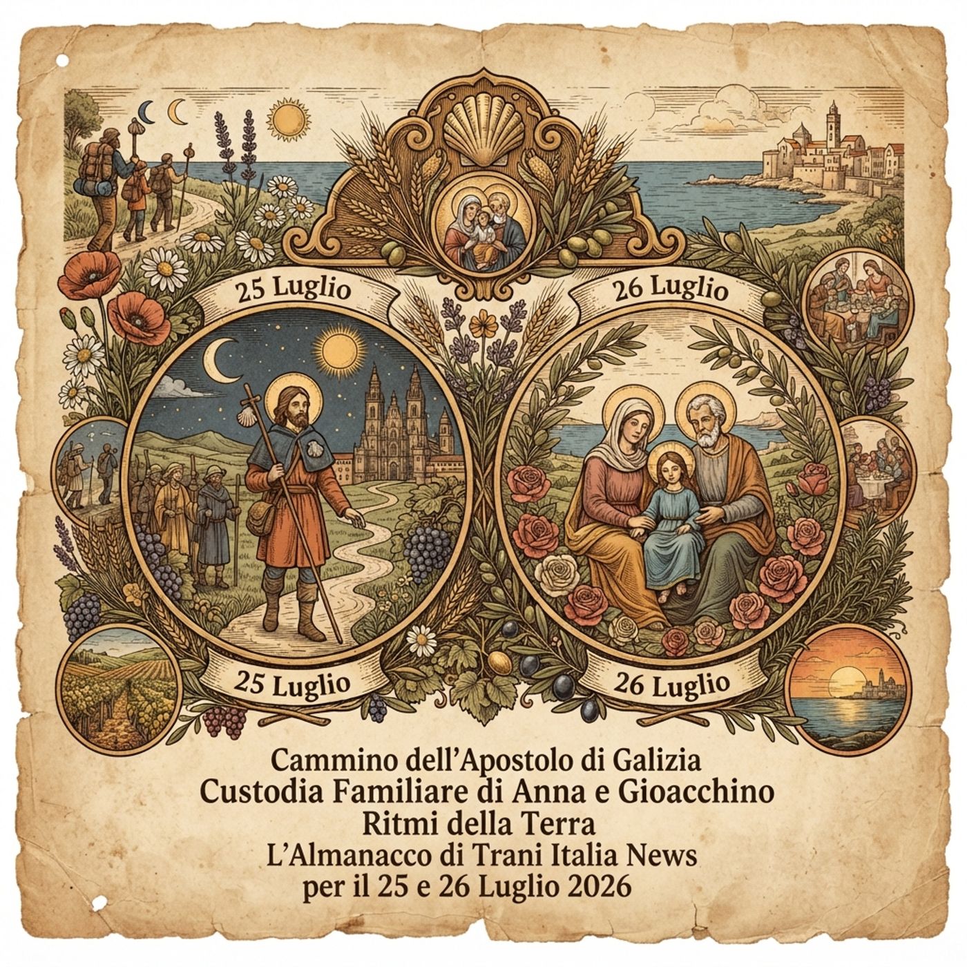 La Maturità Dorata di Luglio tra il Cammino dell'Apostolo di Galizia, la Custodia Familiare di Anna e Gioacchino e i Ritmi della Terra: L'Al episode artwork