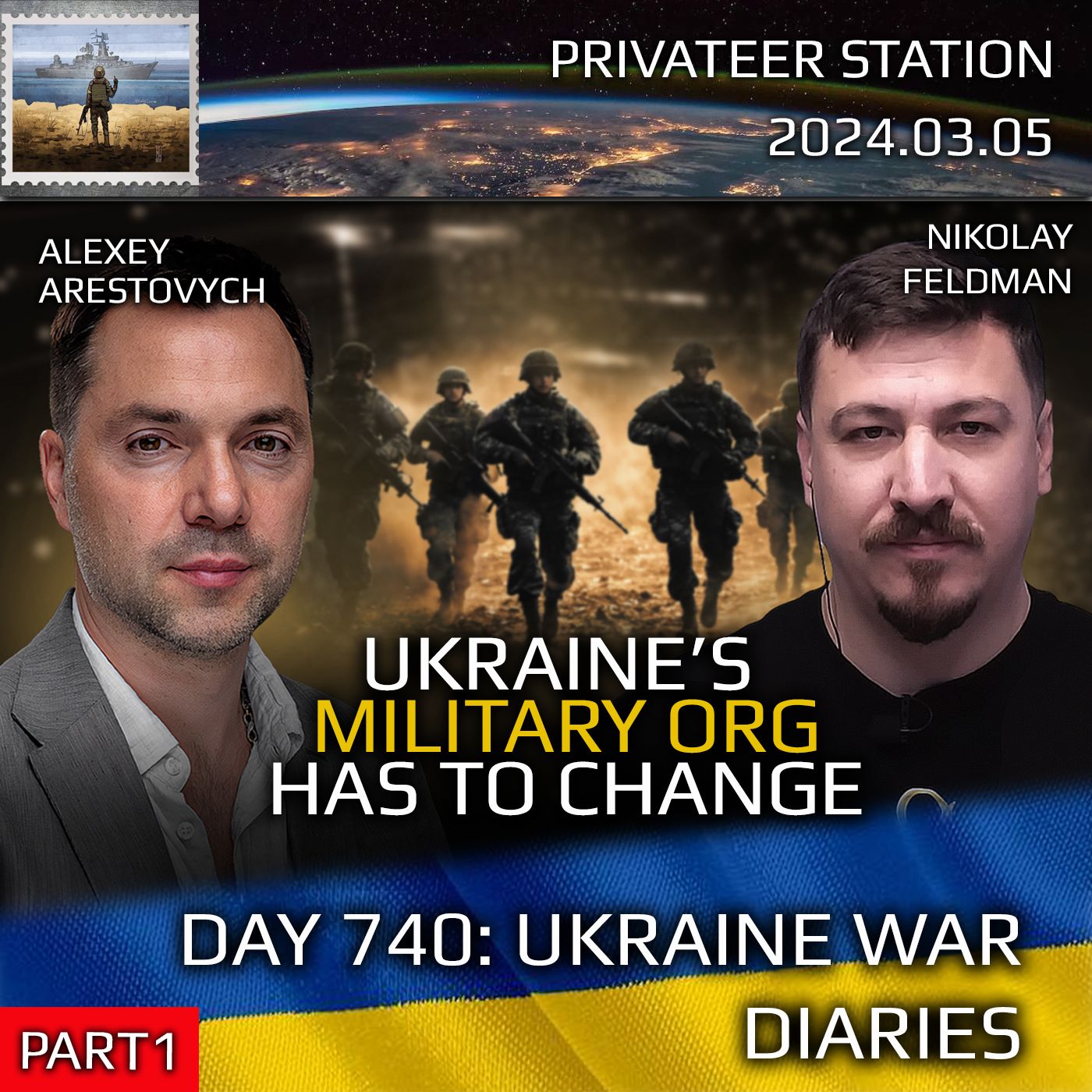 cover of episode War in Ukraine, Analytics. Day 740 (part1): Ukraine's Military Org Needs to Change.