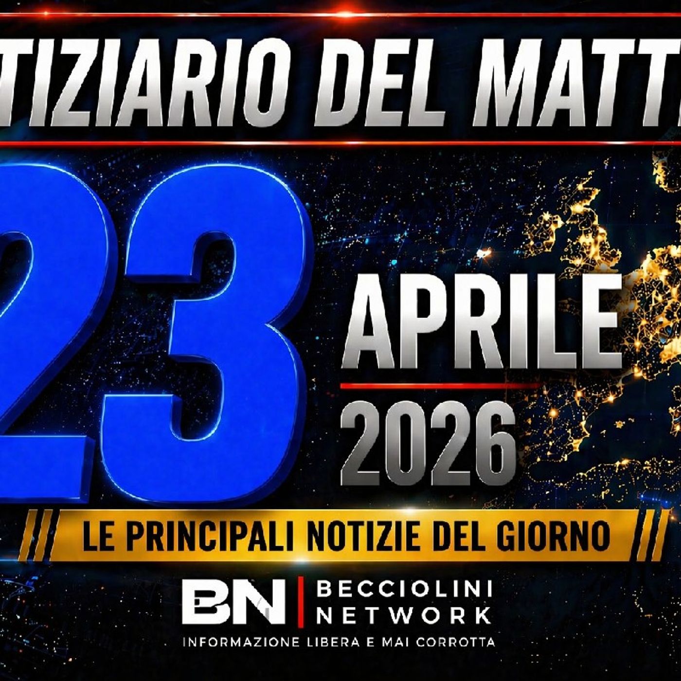 CAPIRE PRIMA DI CREDERE | Notiziario del mattino - 23 Aprile 2026 episode artwork