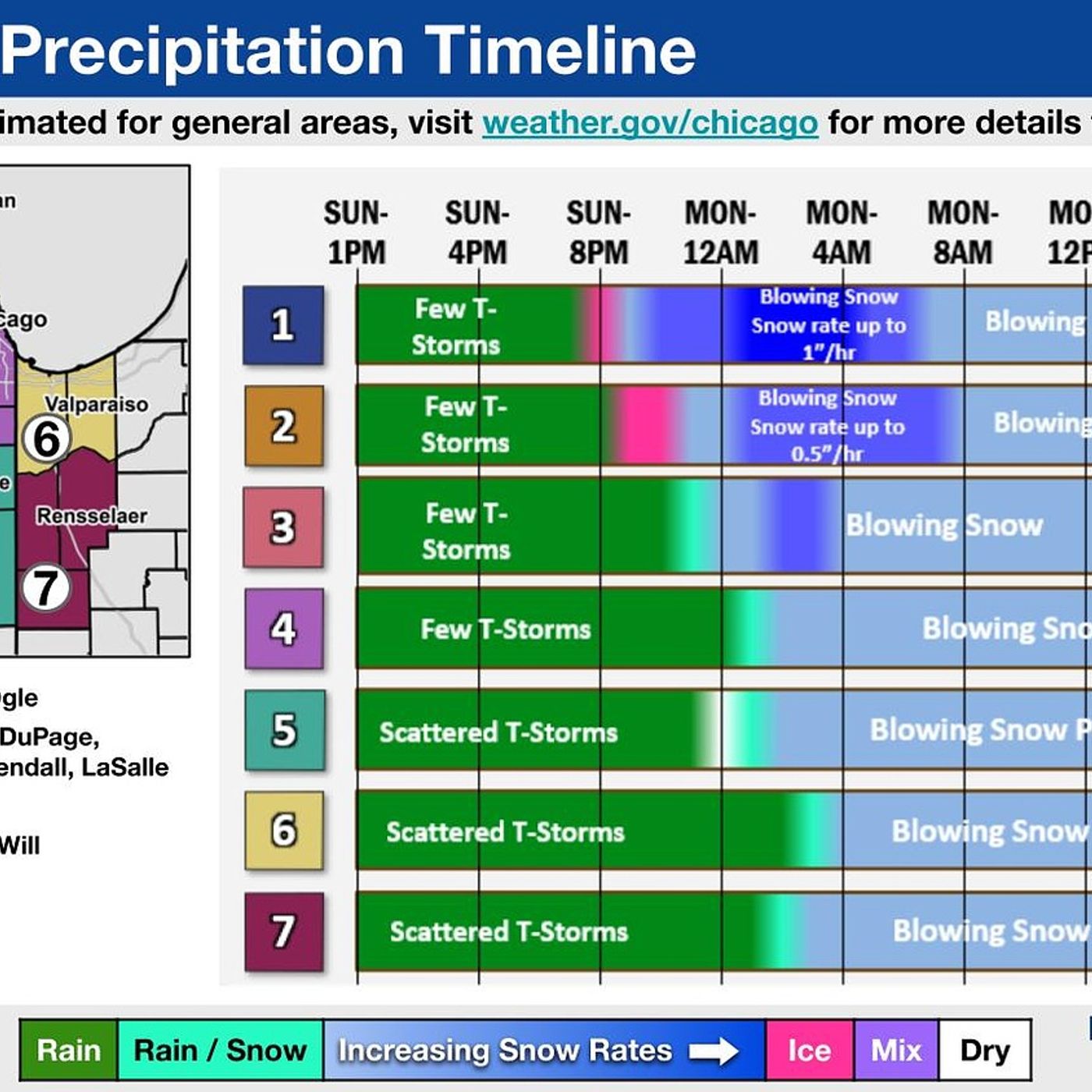 Blizzard warning for McHenry County for late Sunday, Monday; ShamROCKS the Fox ends early episode artwork