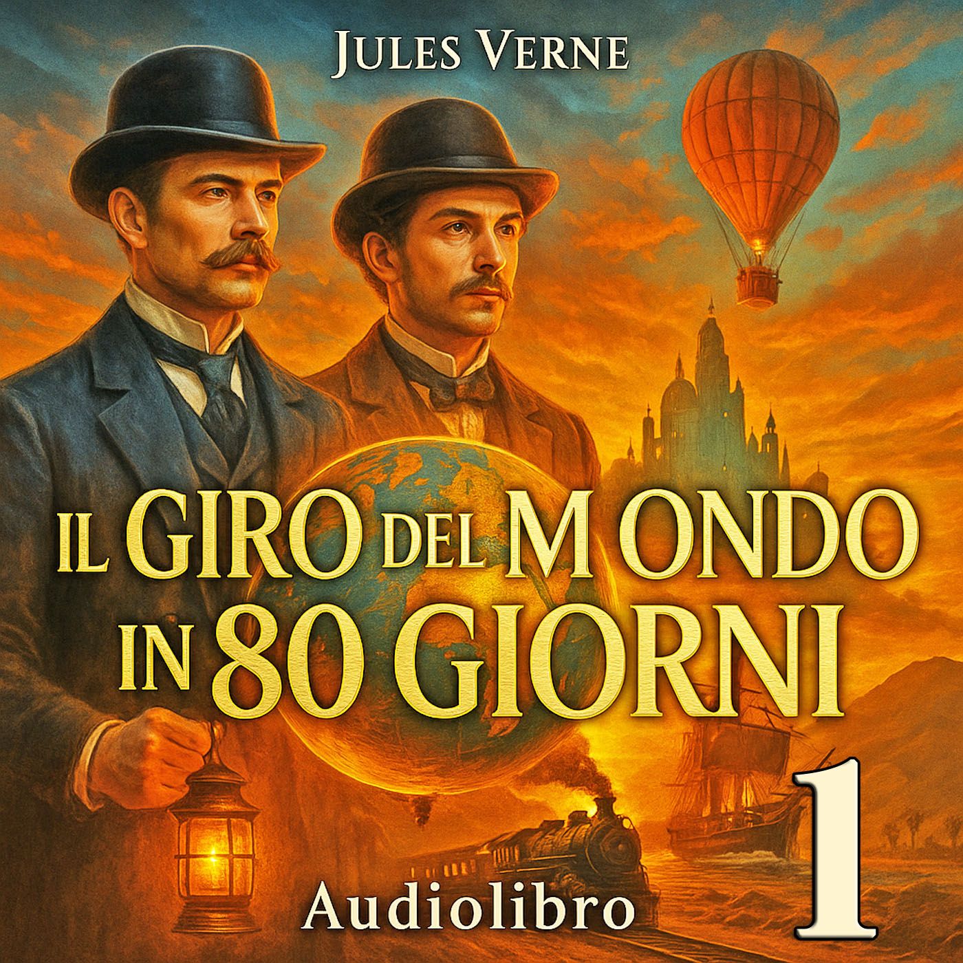Audiolibro Il Giro del mondo in 80 giorni PARTE 1 - Jules Verne episode artwork