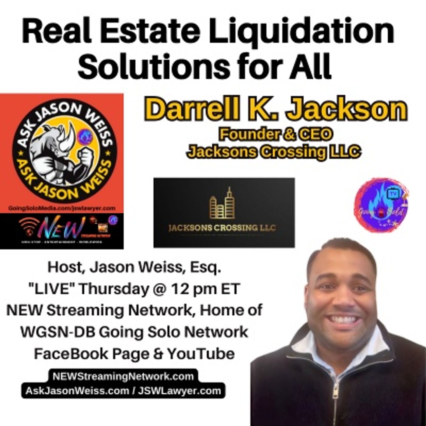 Real Estate Liquidation Solutions for All! Guest Darrell K Jackson