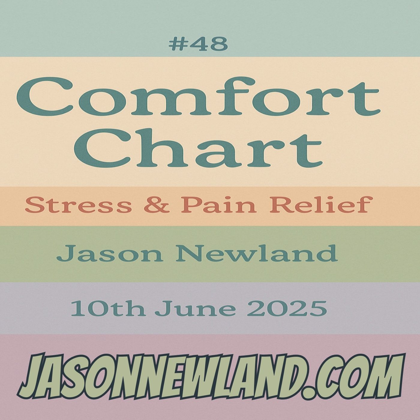 (music) (10 hours) #48 Comfort Chart - Stress & Pain Relief (Jason Newland) (10th June 2025)