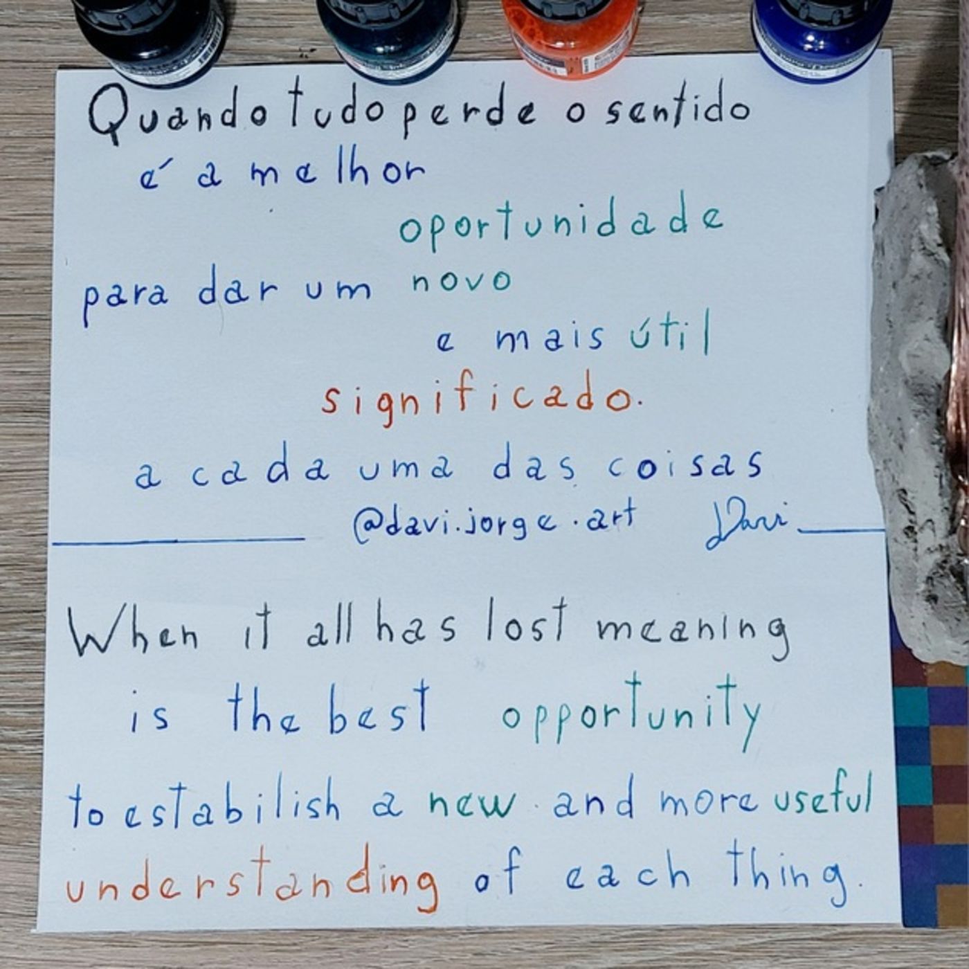 Pensamentos de Davi