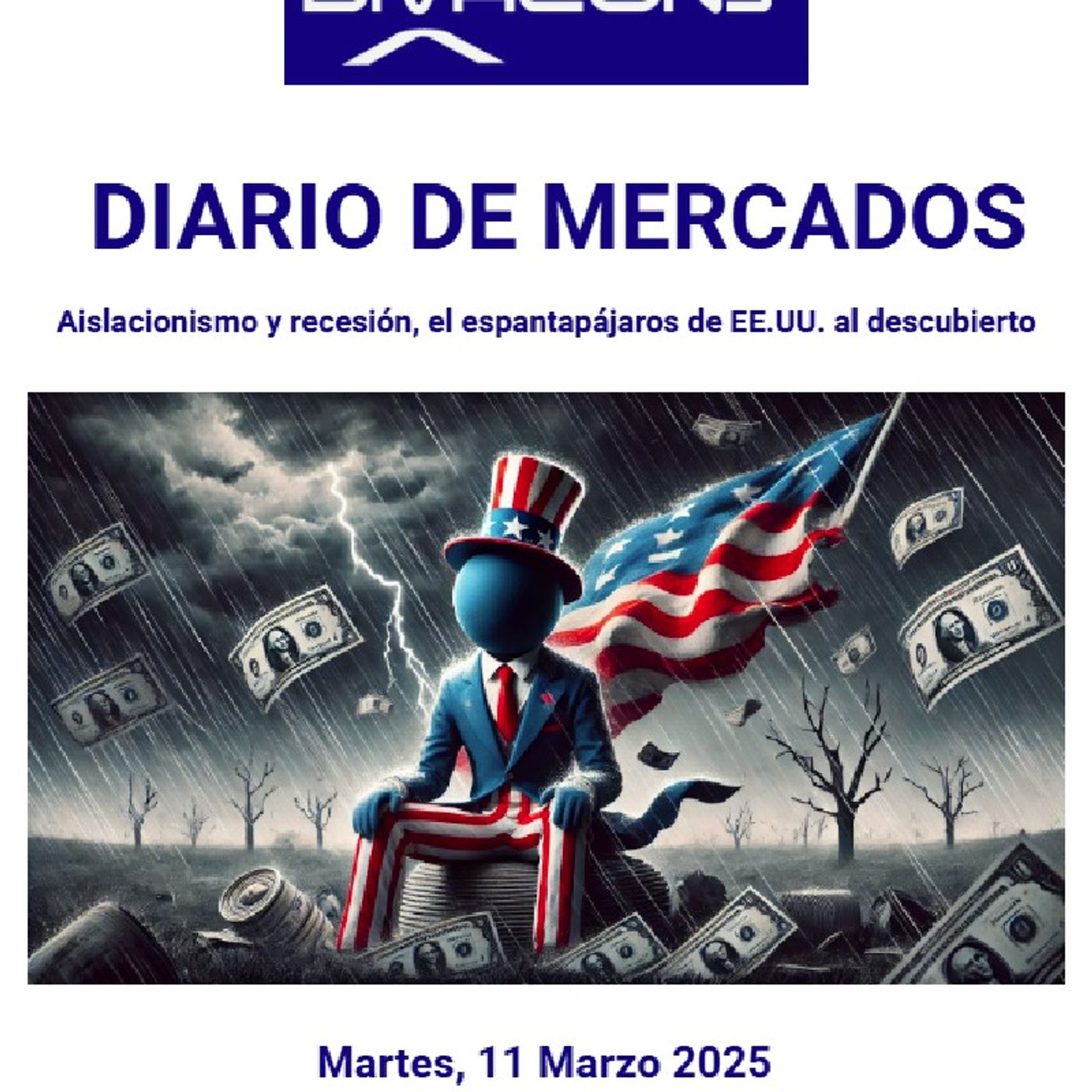 PODCAST en abierto DIARIO DE MERCADOS Martes 11 Marzo 2025 episode artwork