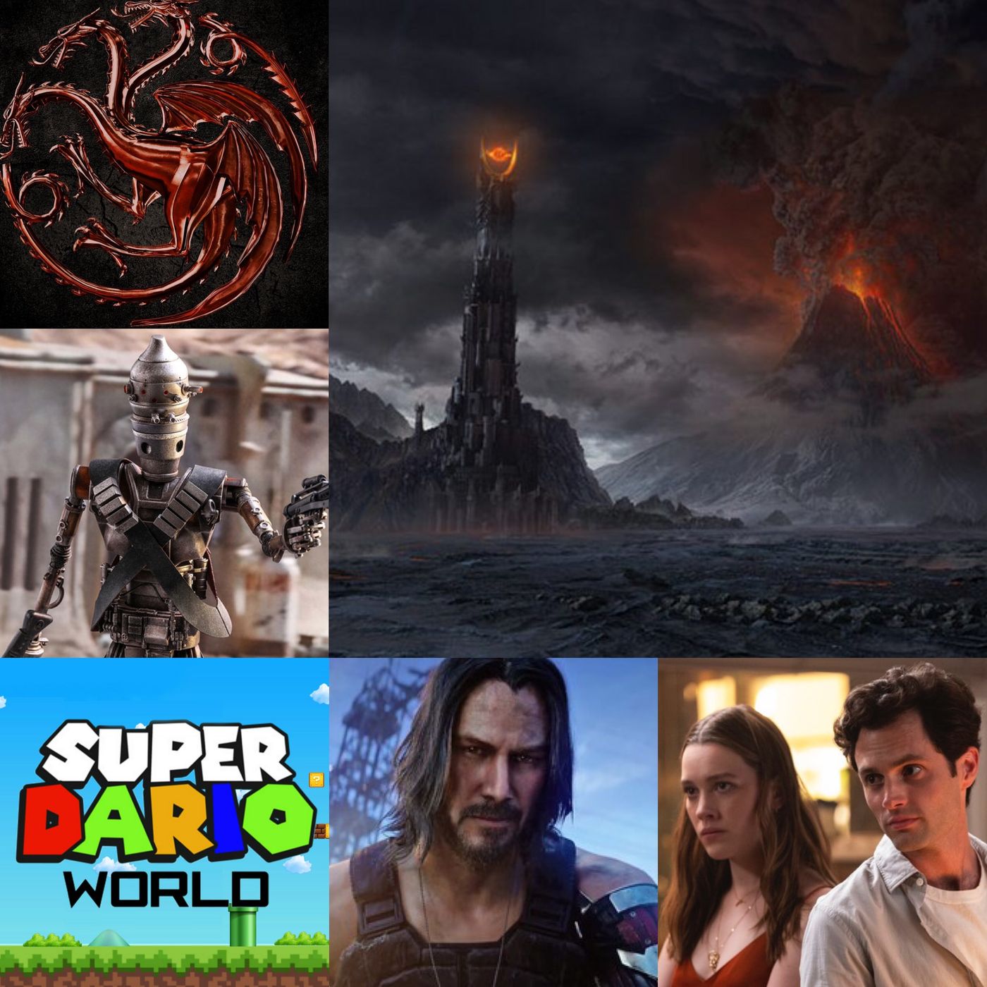 Updates on LOTR, GOT, Cyberpunk, Star Wars, & You episode artwork