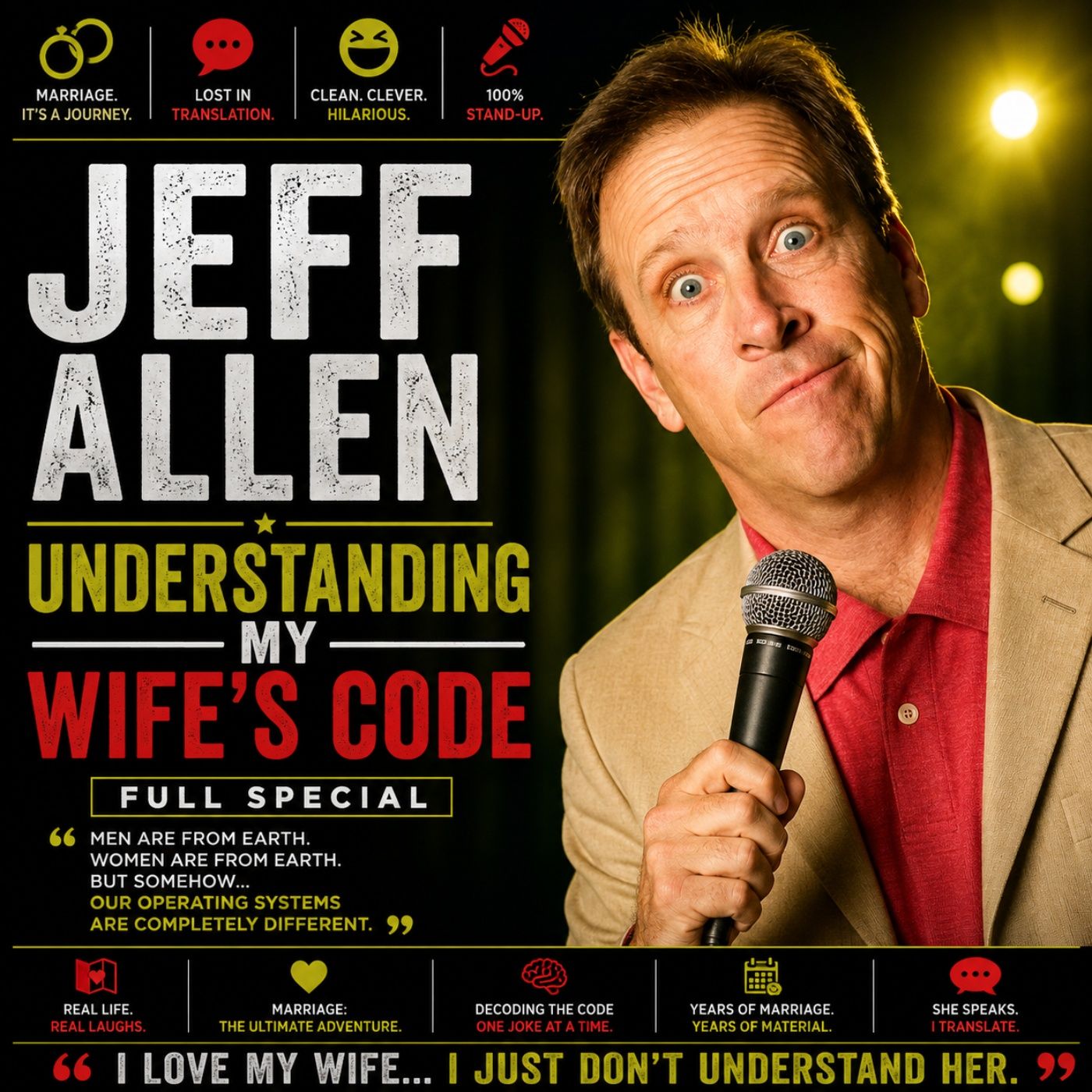 Jeff Allen - Understanding My Wife’s Code Full Special (Stand-up Comedy) episode artwork