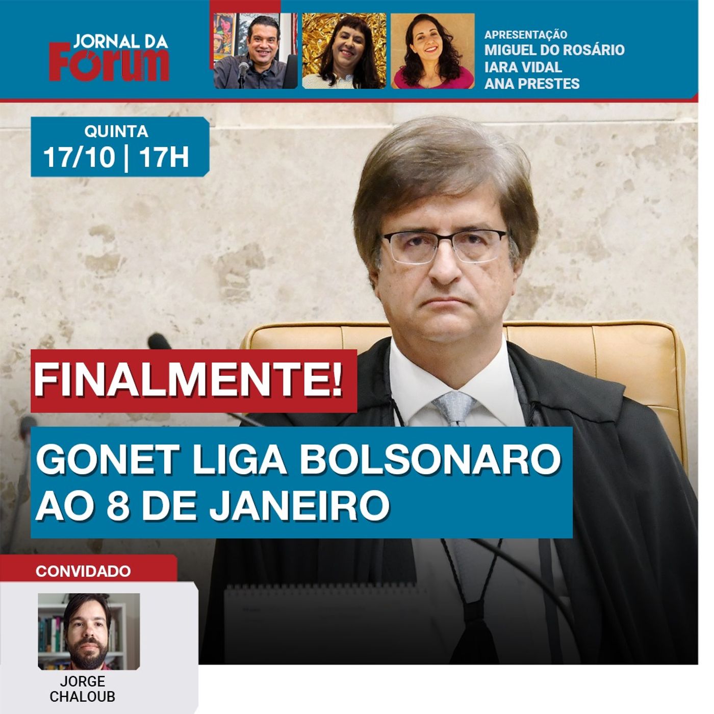 PGR implica Bolsonaro no 8 de janeiro | Vídeos exclusivos de Appio no Rio | 17.10.24 episode artwork