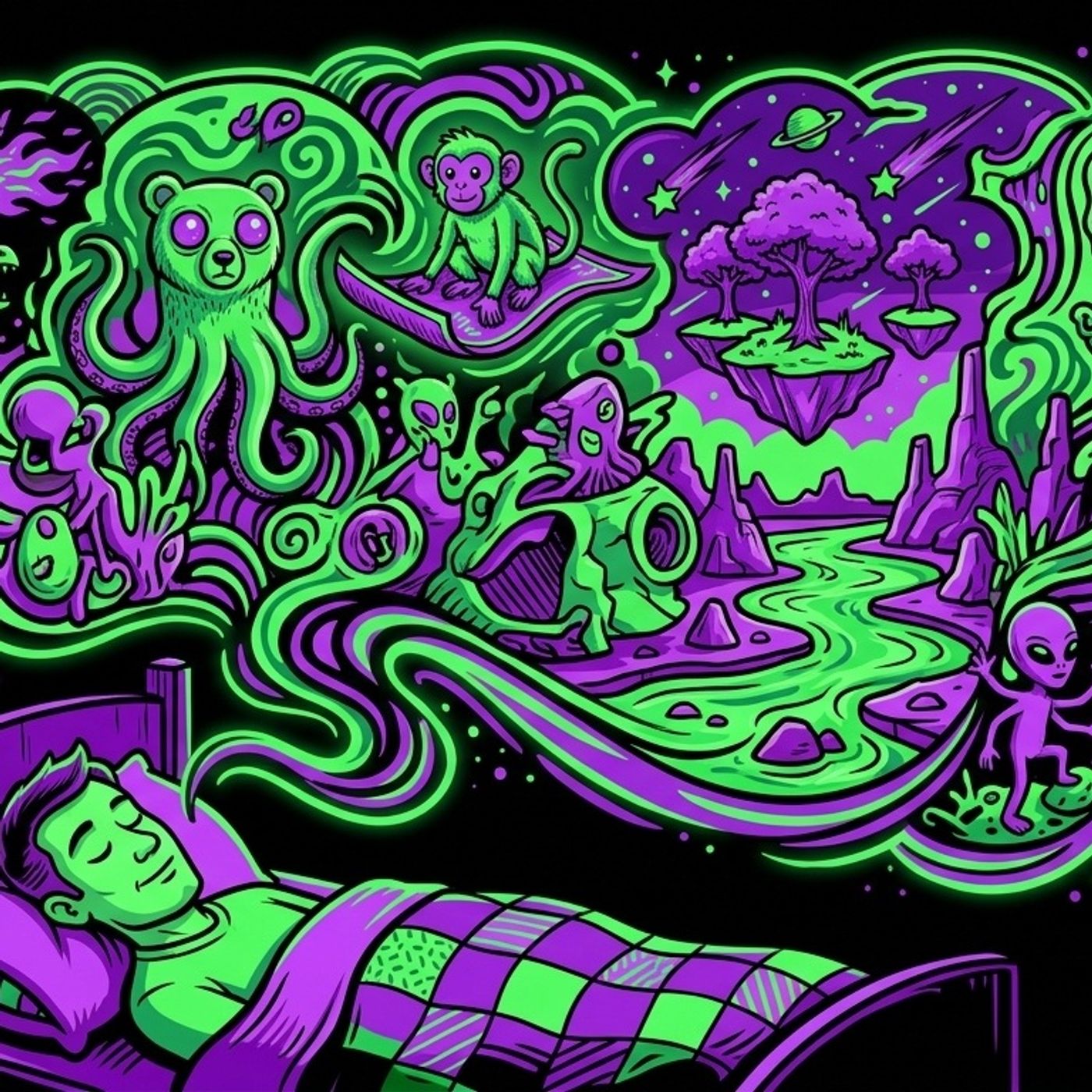 E84 - (Explicit) Steve Barnes of "Sweet Child of Time": Dreaming, Altered States, TV, Music, & Podcasting episode artwork