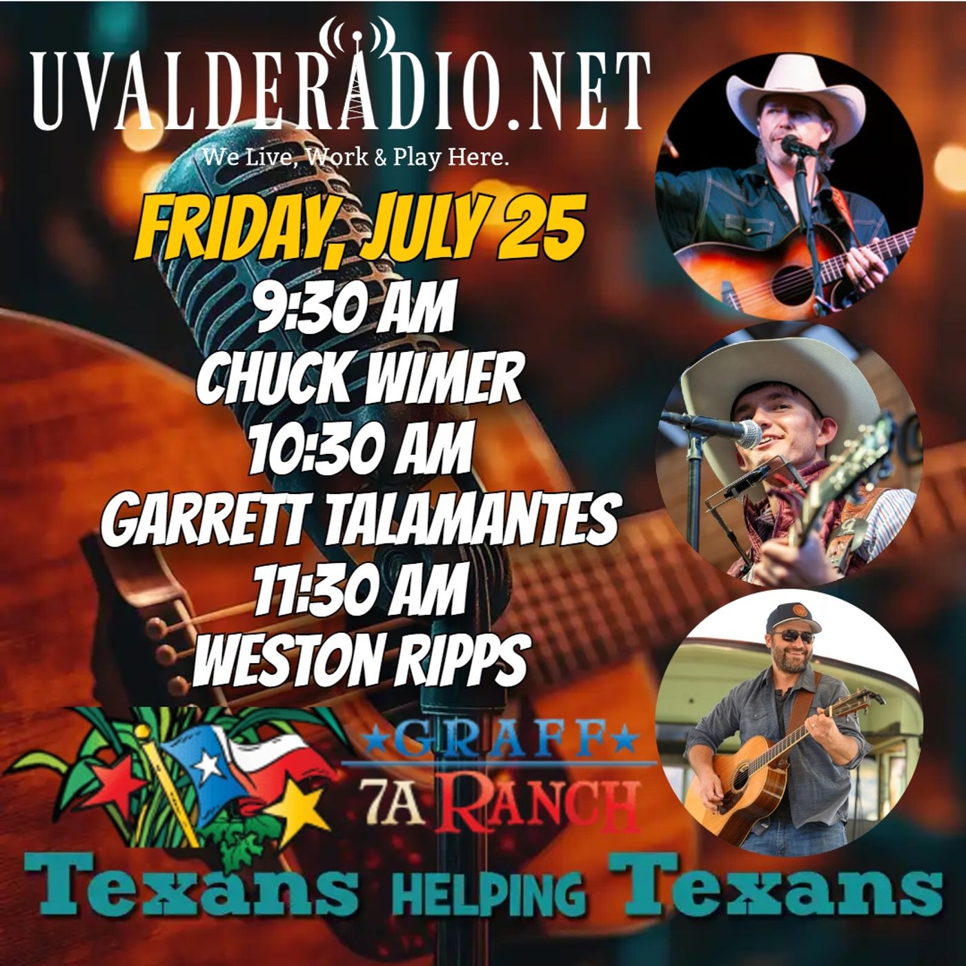 Graff 7A Ranch Flood Benefit: Chuck Wimer / Garrett Talamantes / Weston Ripps episode artwork