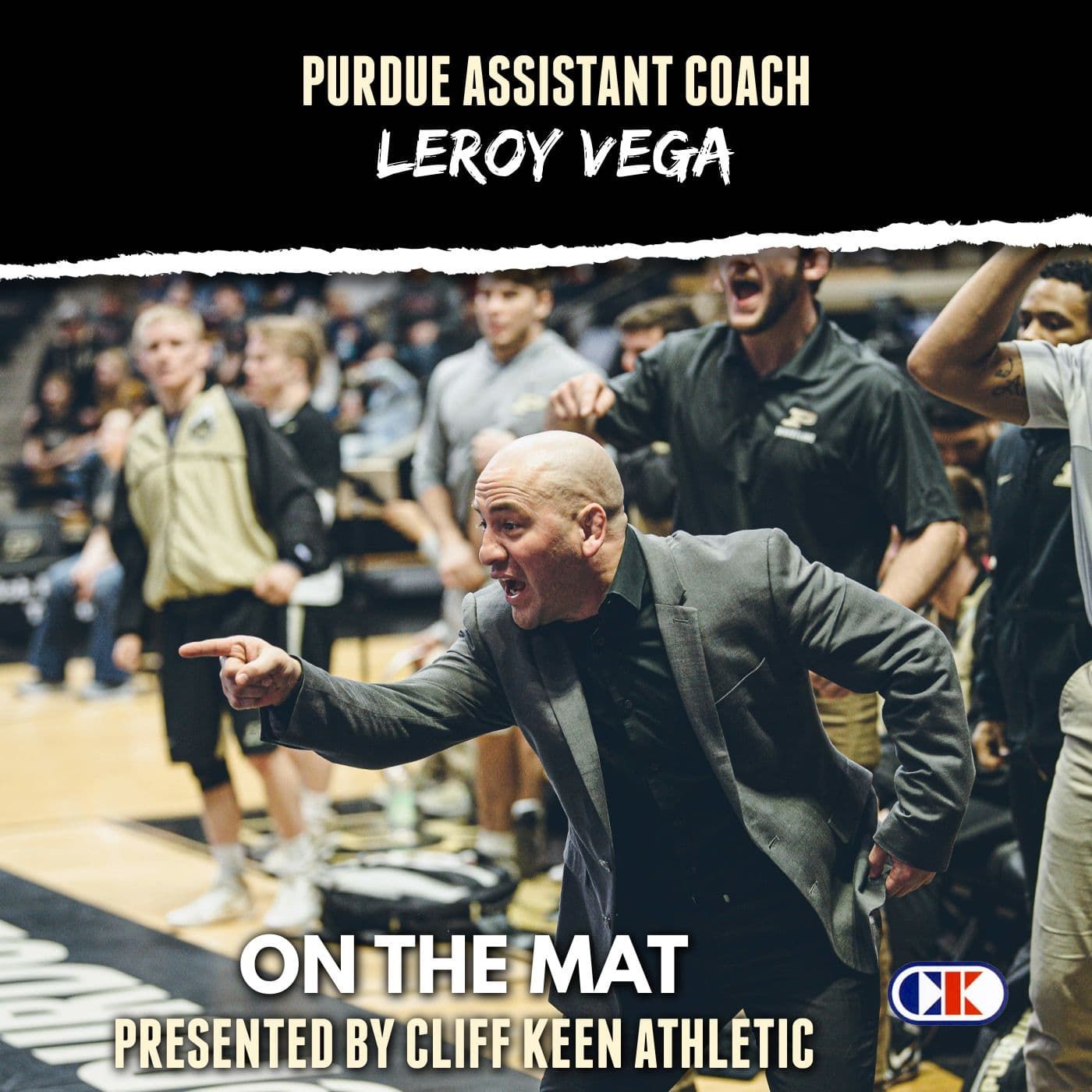 Purdue assistant coach Leroy Vega goes On The Mat - OTM637