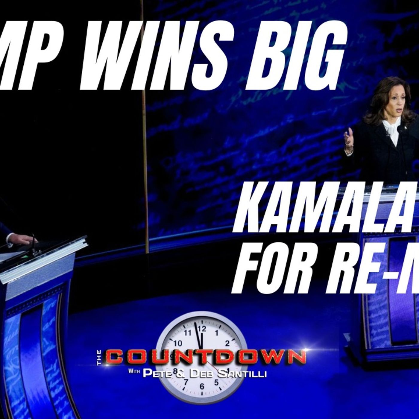 TRUMP WINS BIG. KAMALA BEGS FOR RE-MATCH [The Pete Santilli Show #4223-8AM] episode artwork