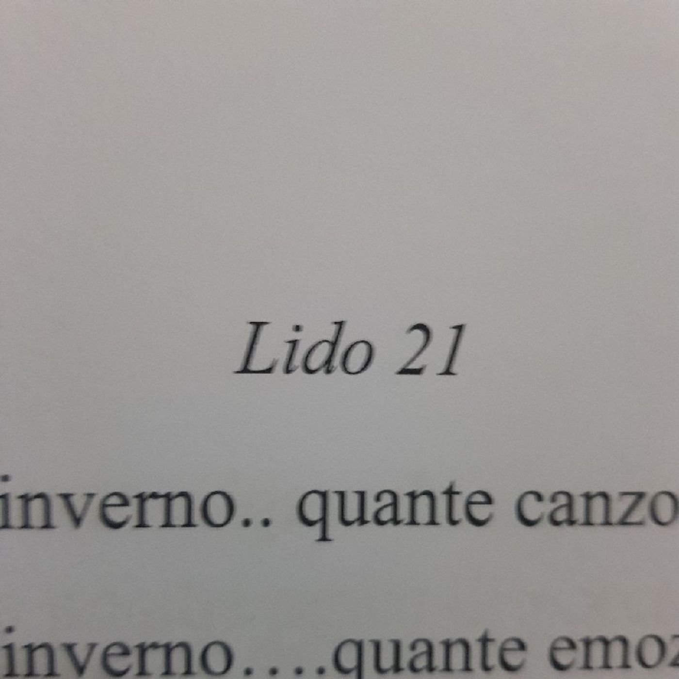 Cronache di un\'assenza