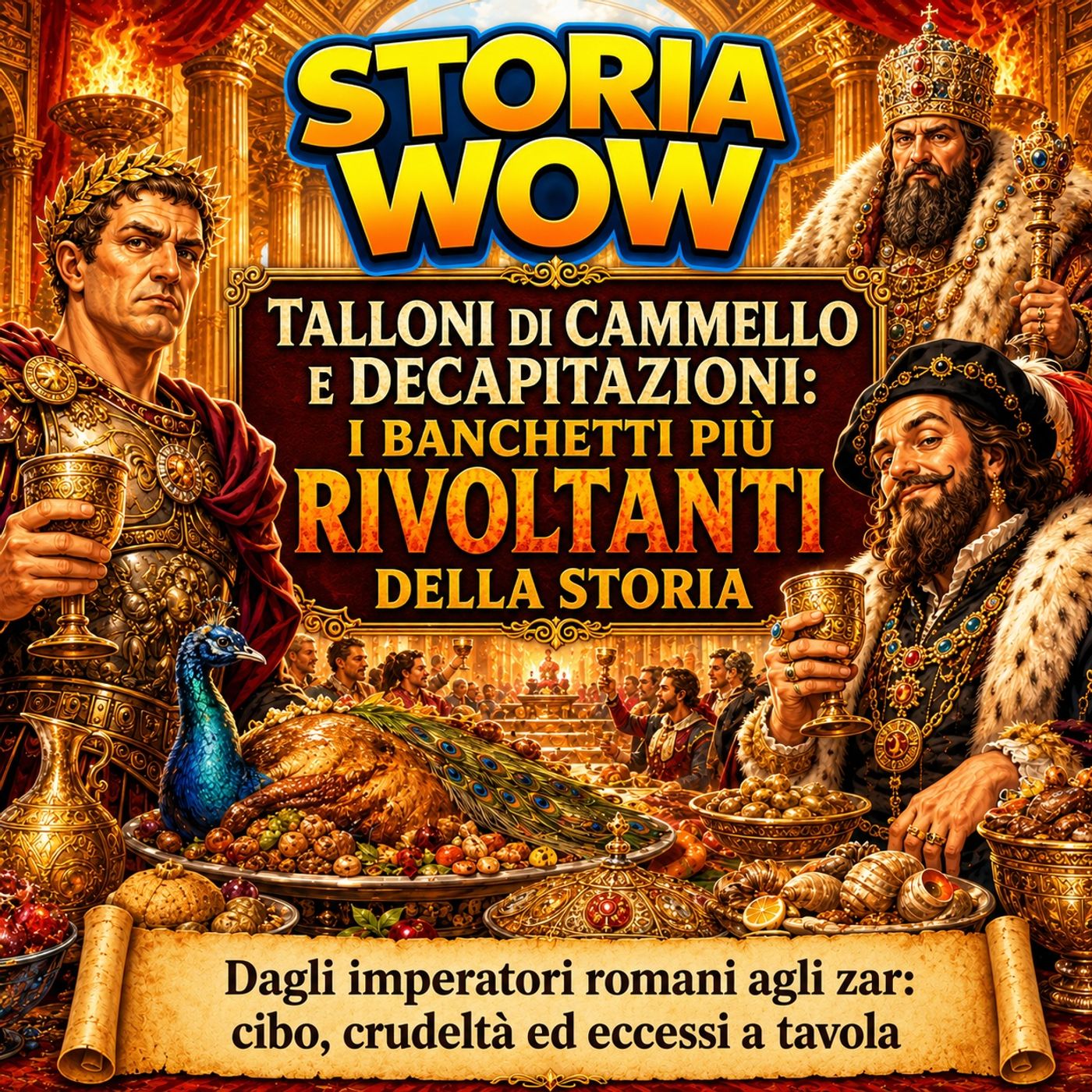 Talloni di cammello e decapitazioni: i banchetti più rivoltanti della storia. episode artwork