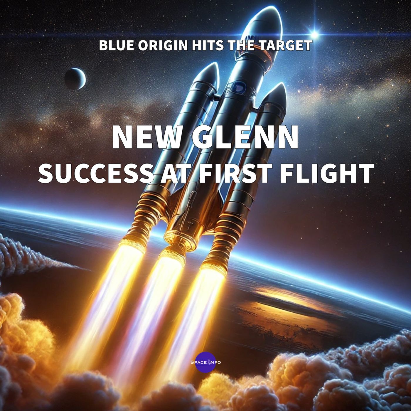 New Glenn Reaches Orbit on First Flight