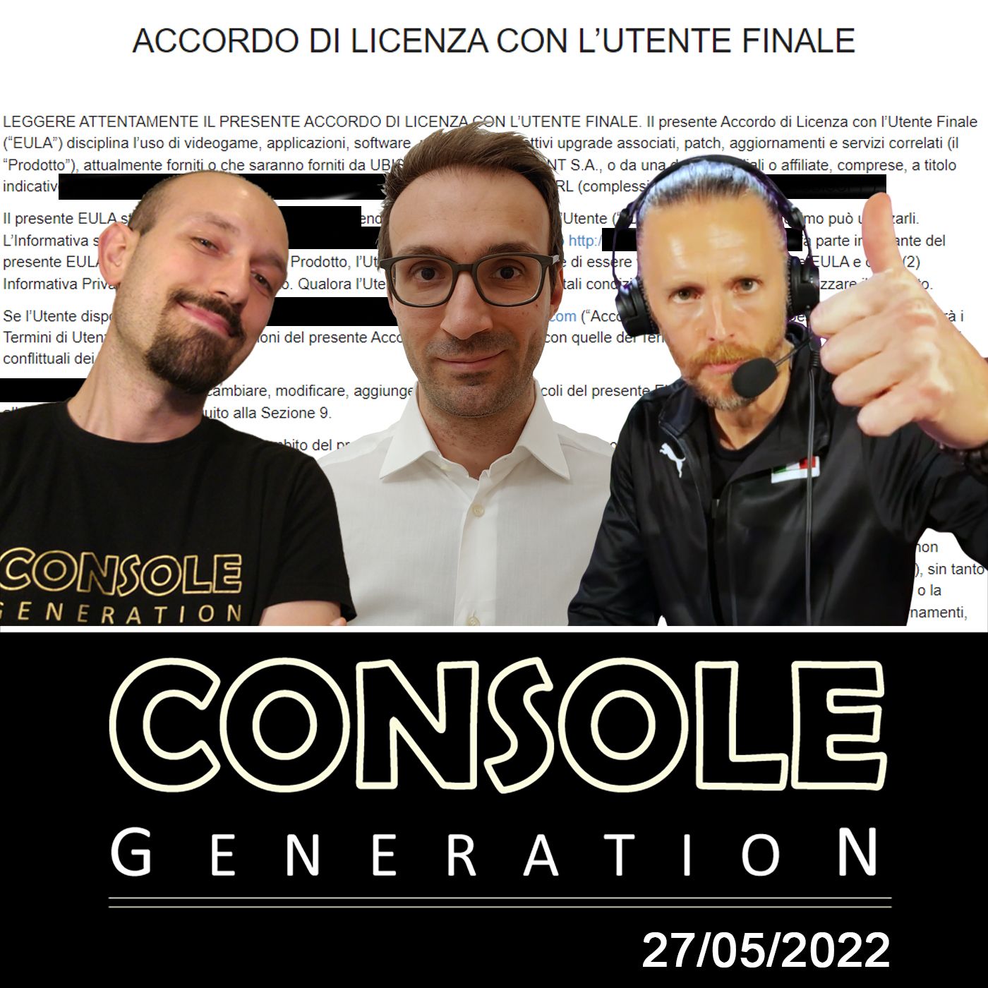 Cos'è l'EULA nei videogiochi? con Sergio Zanotti - CG Live 27/05/2022 episode artwork