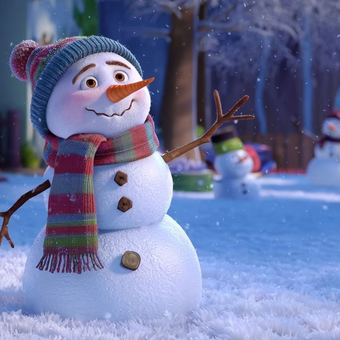 EL MISTERIO DEL MUÑECO DE NIEVE MÁGICO❄️Audiocuentos☃️