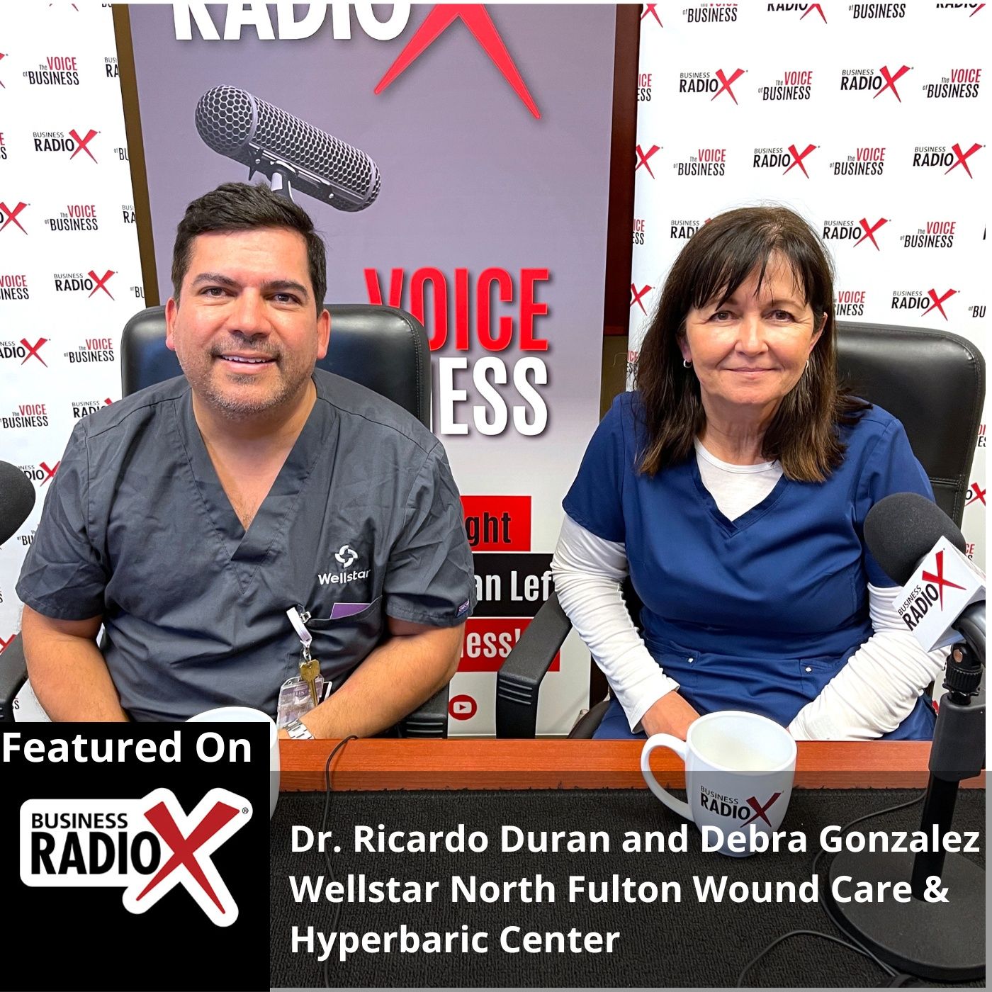 Dr. Ricardo Duran and Debra Gonzalez, Wellstar North Fulton Wound Care & Hyperbaric Center episode artwork