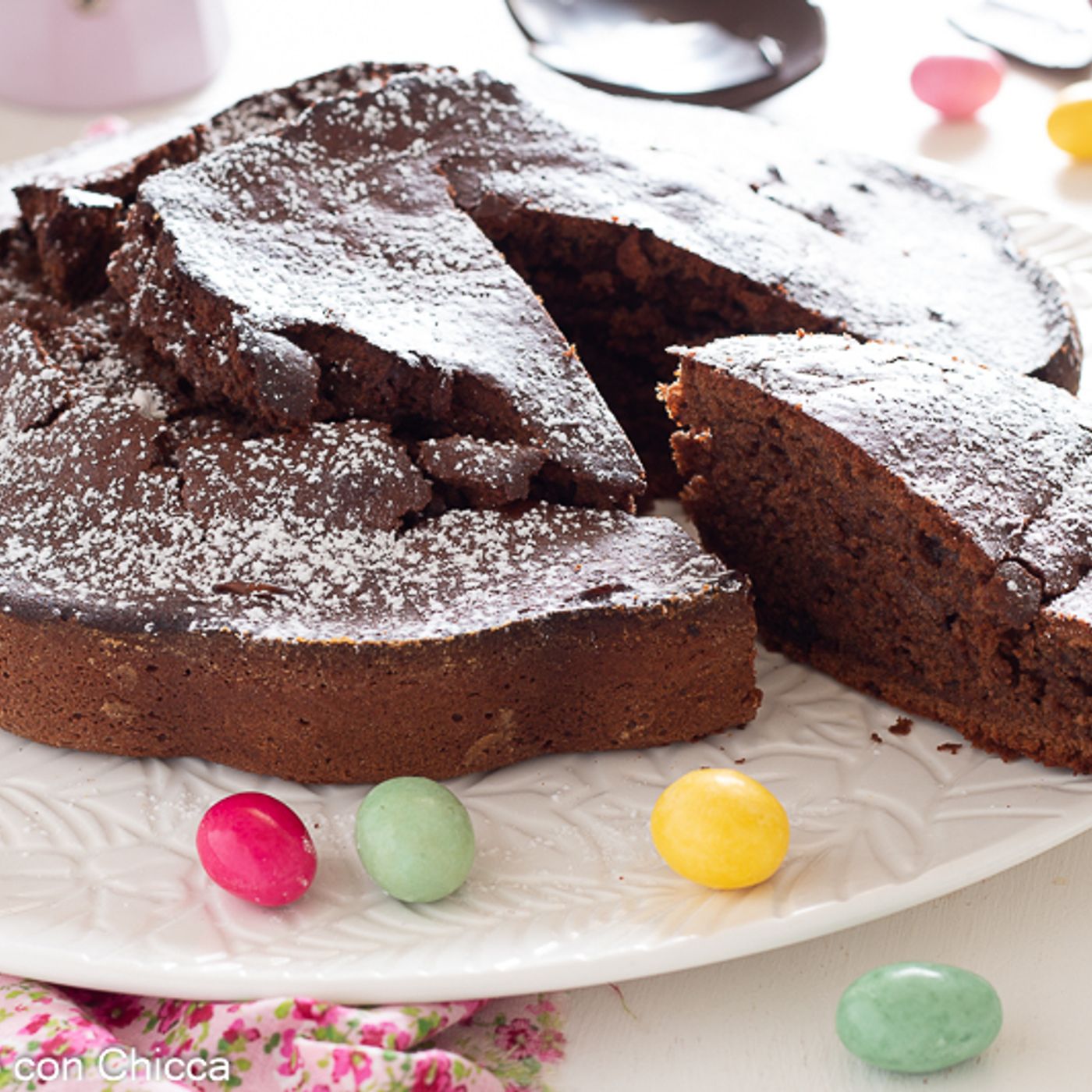 Torta con le uova di Pasqua
