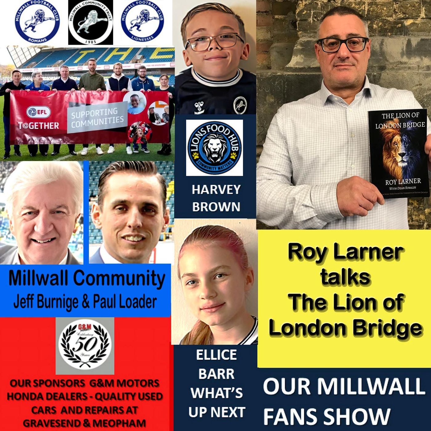 Our Millwall Fans Show - Sponsored by G&M Motors - Meopham & Gravesend 9/12/22 episode artwork