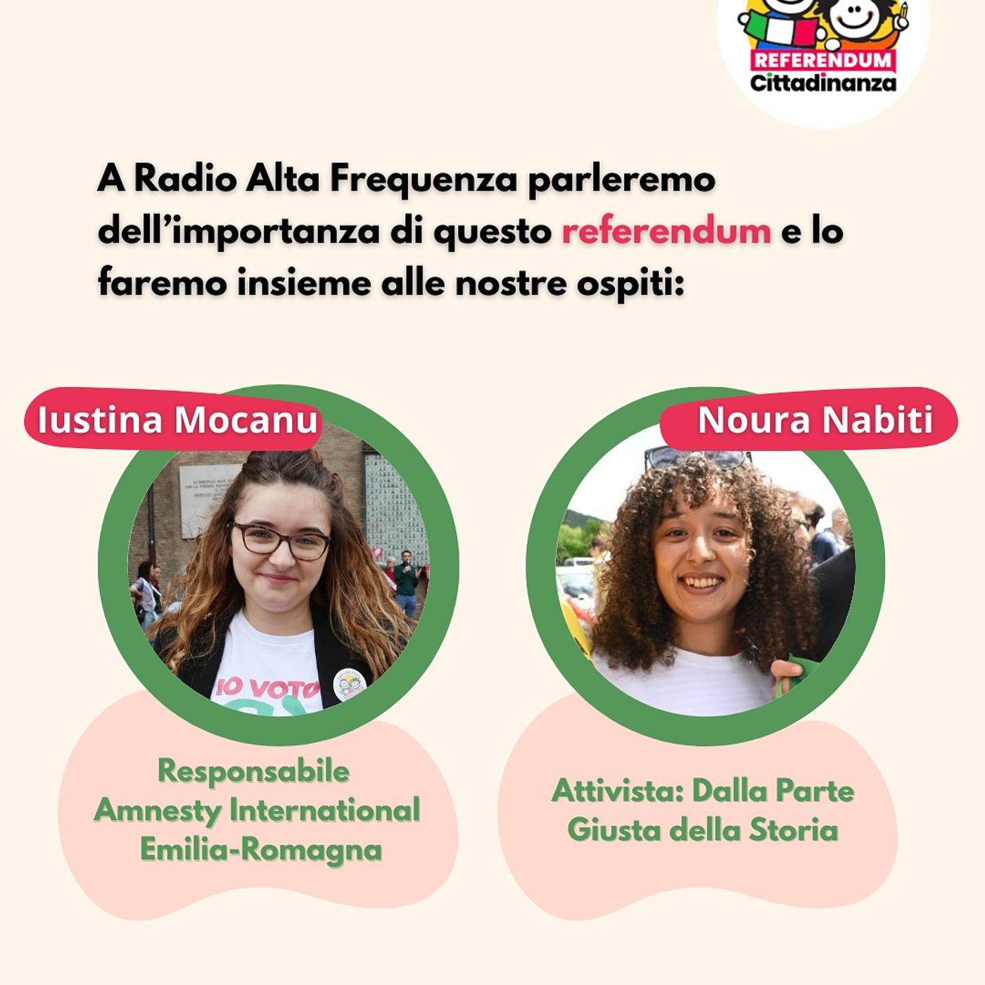 Referendum Cittadinanza (parte 1): con Iustina Mocanu e Noura Nabiti episode artwork