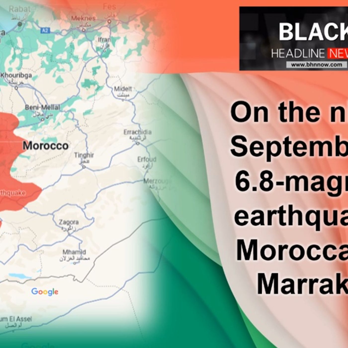 Moroccan city, Marrakesh earthquake death toll exceeds 2,800 people; over 2,500 are injured episode artwork