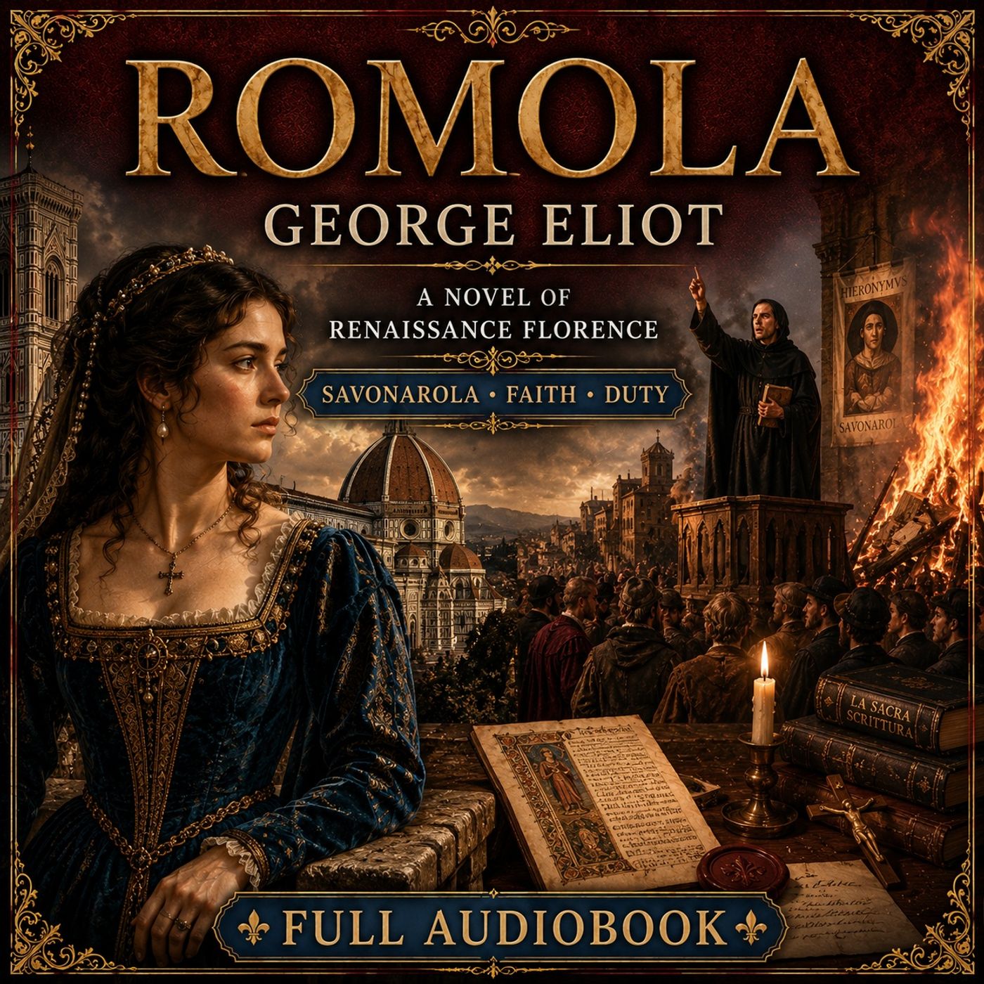 Romola by George Eliot | Renaissance Florence, Savonarola & Historical Romance | Full Audiobook Part 1 episode artwork