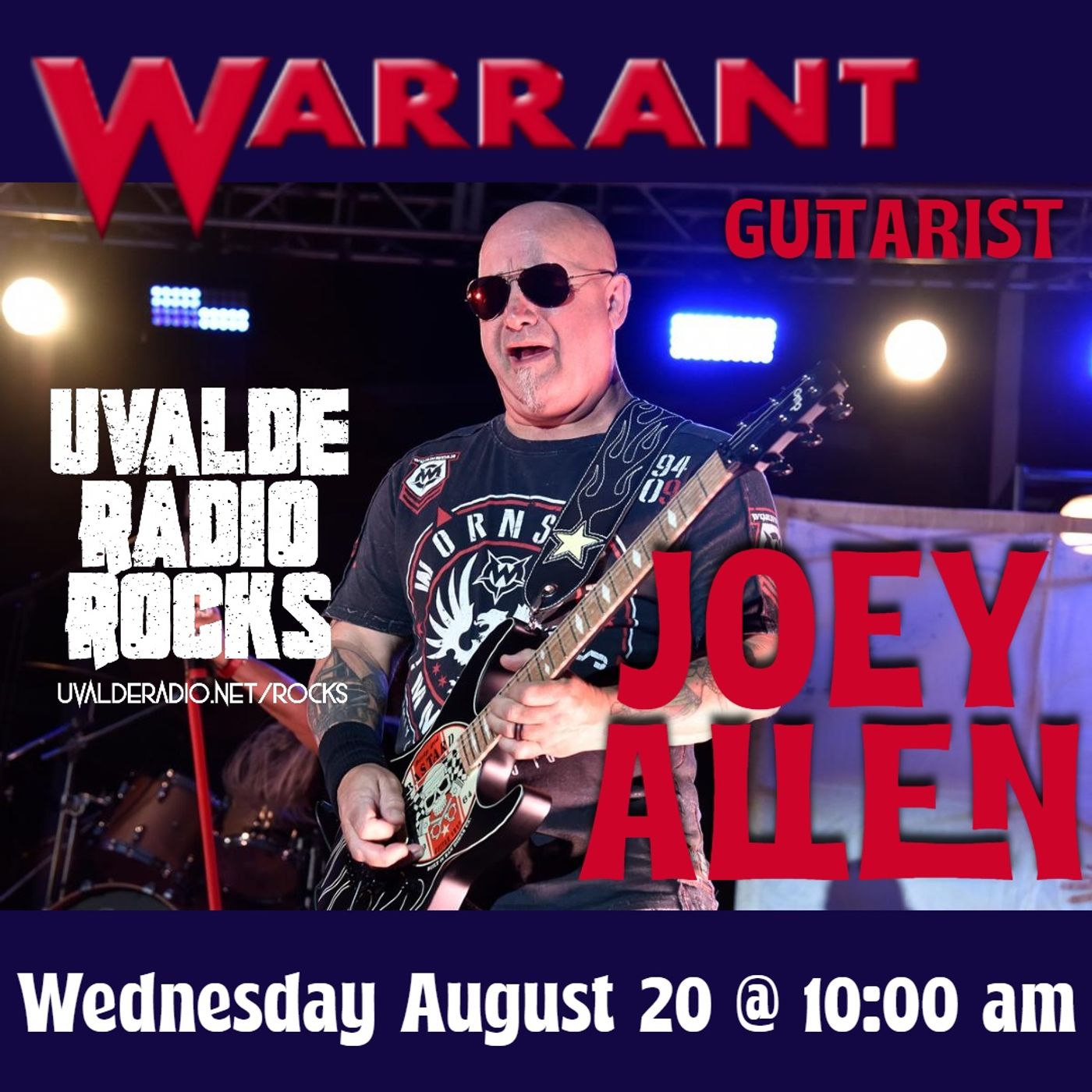 Joey Allen of Warrant / August 2025 episode artwork