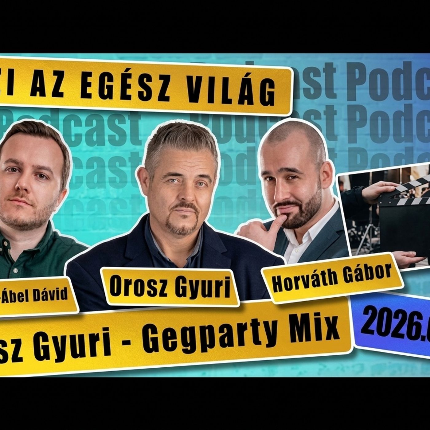 MOZI AZ EGÉSZ VILÁG  - Orosz Gyuri GegParty MIX - a standupos podcast 38. rész - OroszRulett Comedy episode artwork
