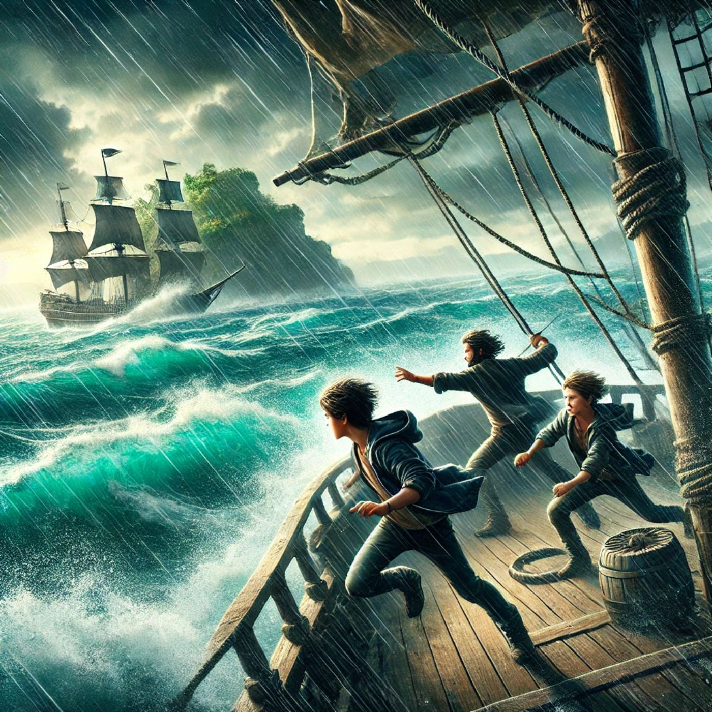 27 - Rover Boys on Land and Sea by Arthur M Winfield — Rover Boys on Land and Sea cover