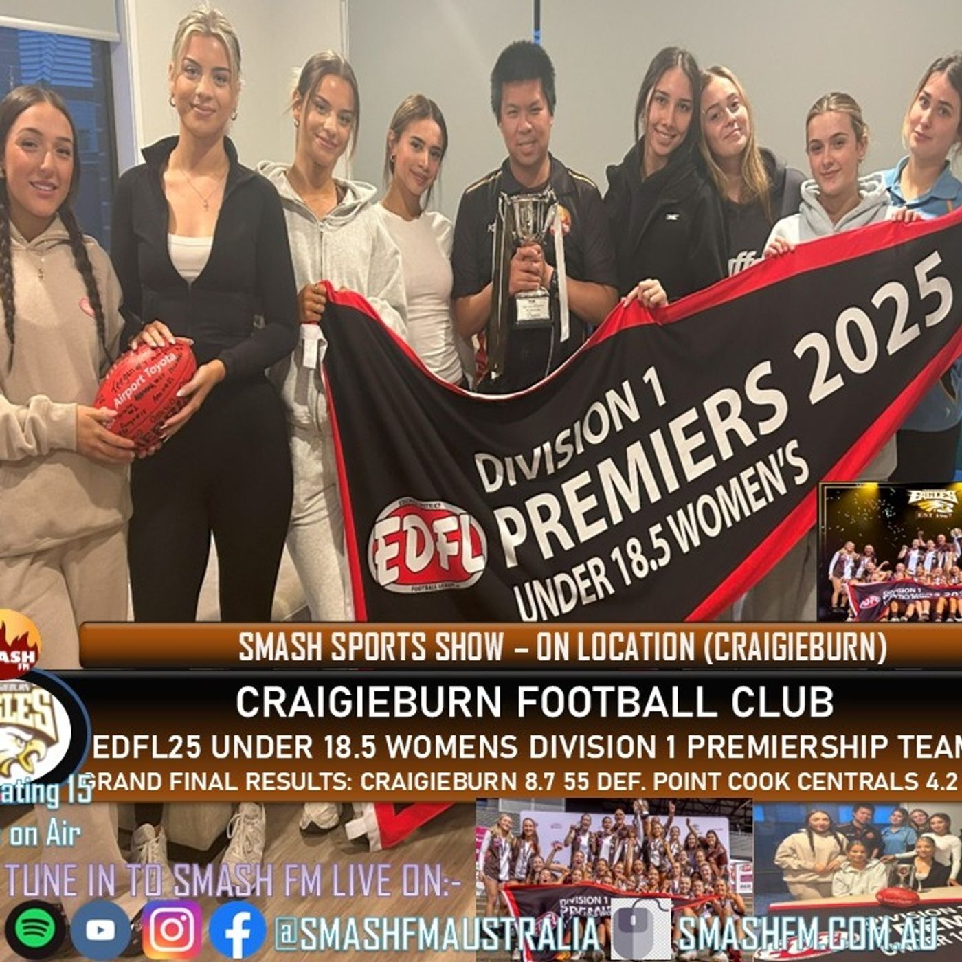 SSS15THYR: Craigieburn FC EDFL25 U18.5 Division 1 Womens Premiership Interviews 020925