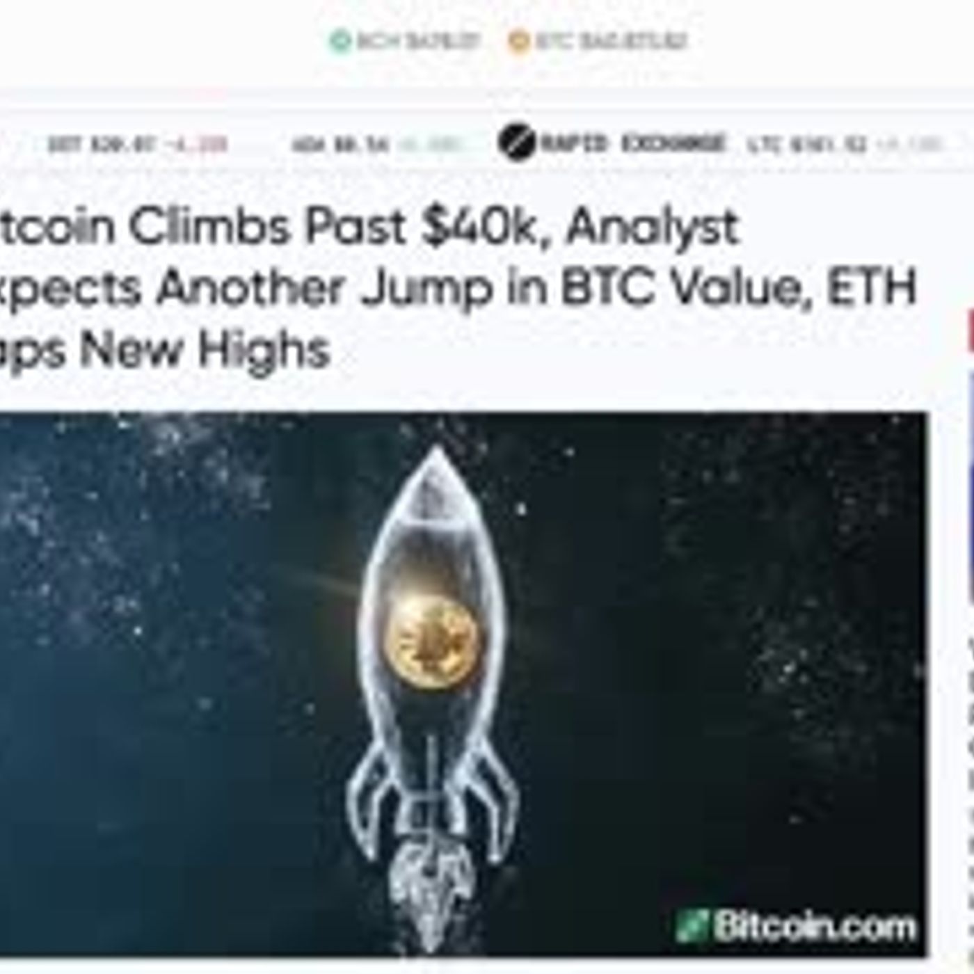 Today in #Bitcoin (Feb 6, 2021) - $40,000 Again - GBTC Buyout