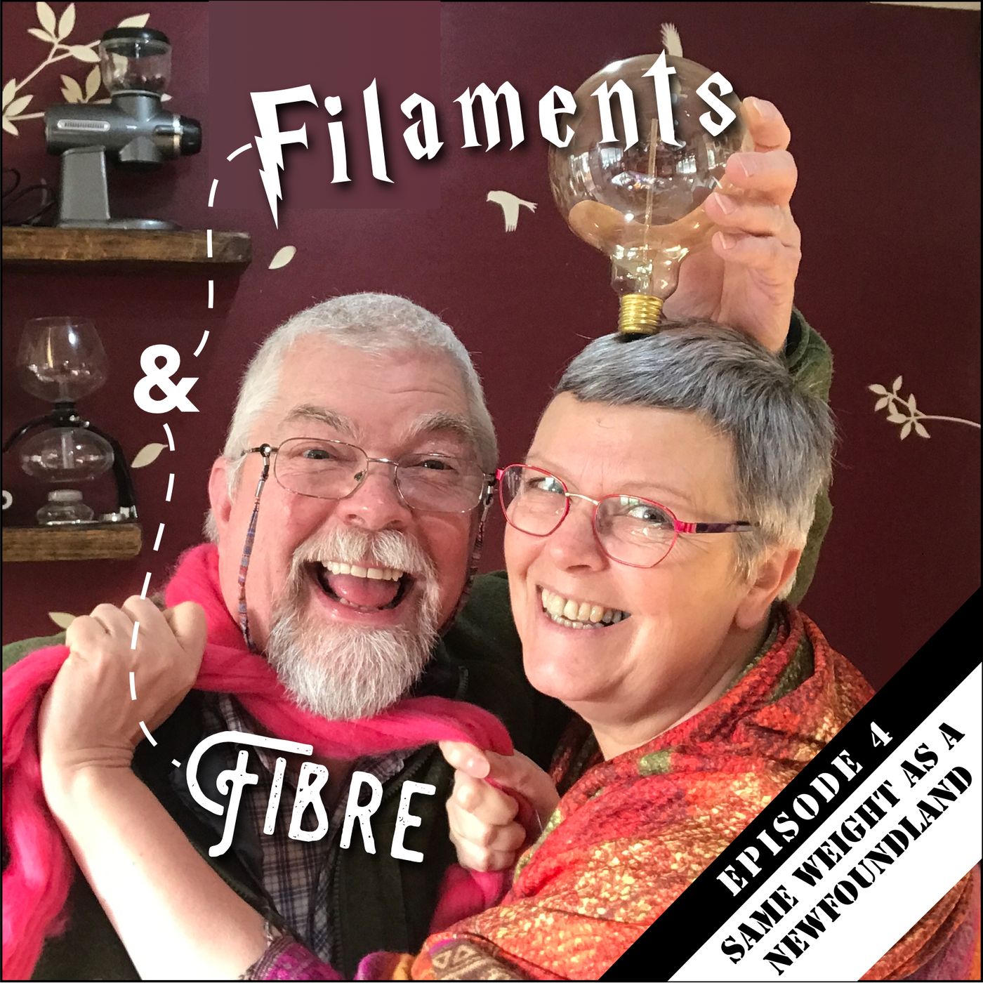 Episode 4—Filaments & Fibre—'Same weight as a Newfoundland' episode artwork