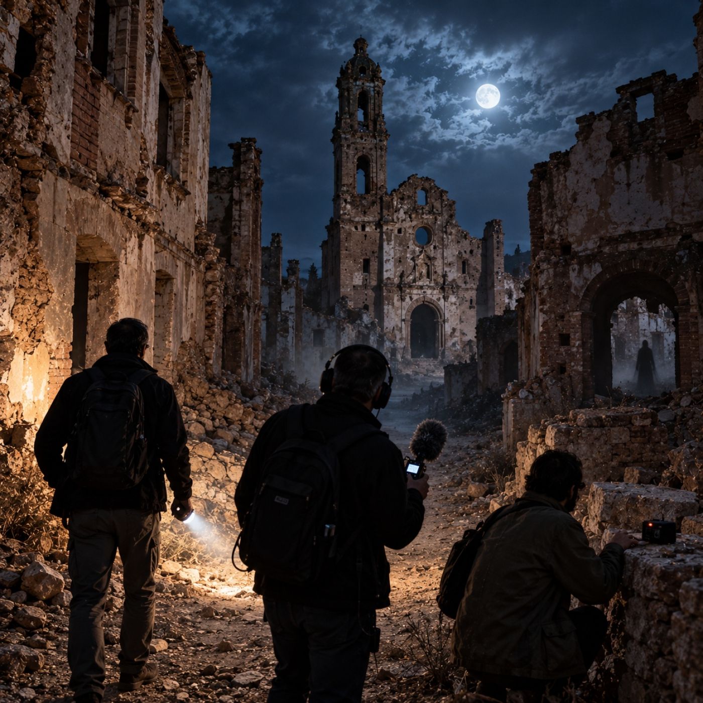 Voces del Misterio 7tv: Una noche investigando Belchite y Tomares, del pueblo destruido por la guerra un piso del terror episode artwork