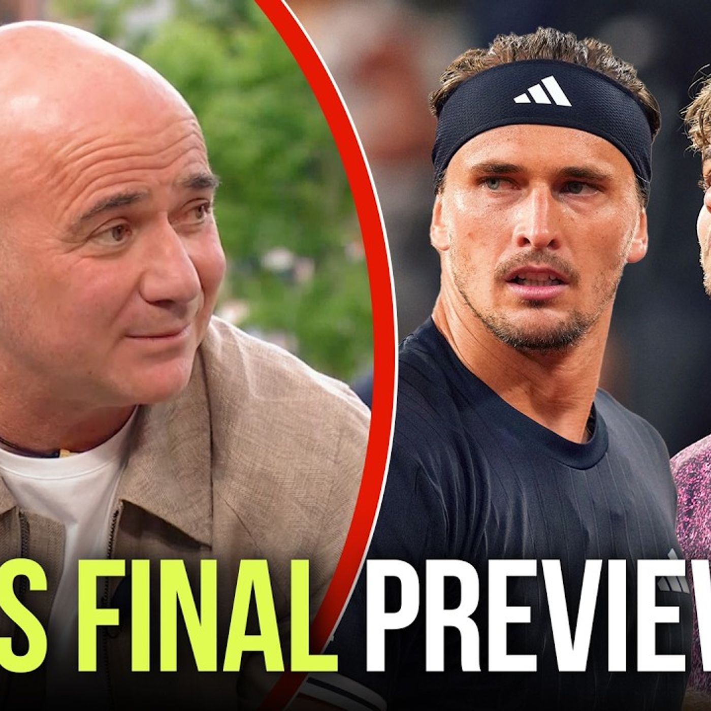 Andre Agassi & TNT Crew Preview Zverev-Cobolli Final _ Roland-Garros 2026 episode artwork