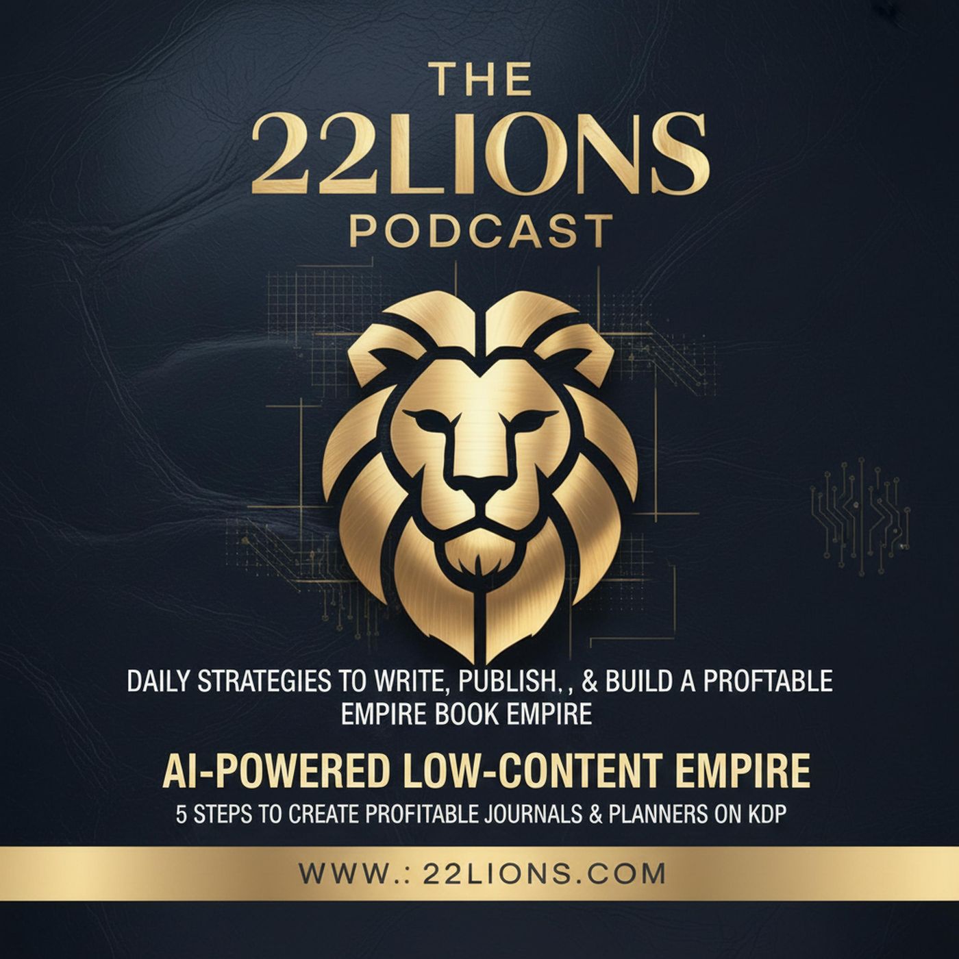AI-Powered Low-Content Empire: 5 Steps to Create Profitable Journals & Planners on KDP episode artwork