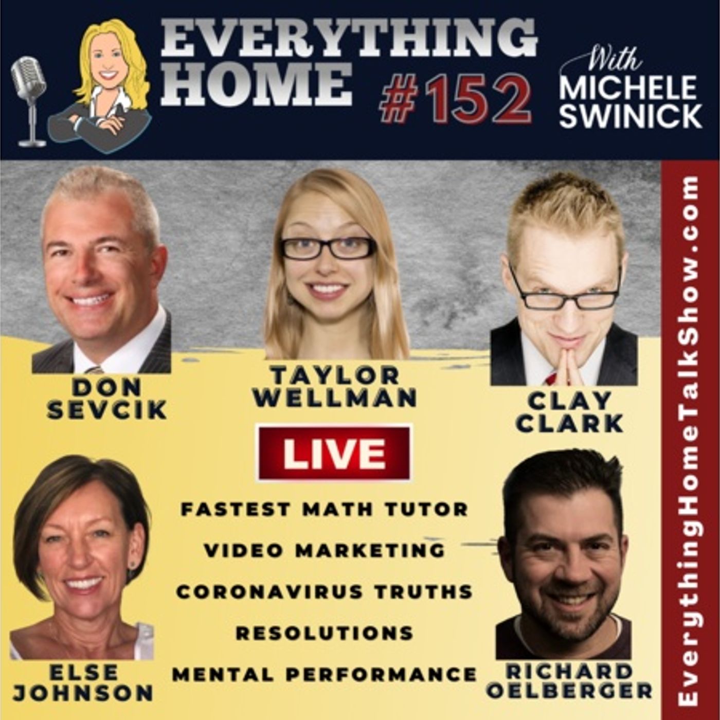 152 LIVE: Math Tutor, Video Marketing, Corona Truths, Resolutions, Performance episode artwork