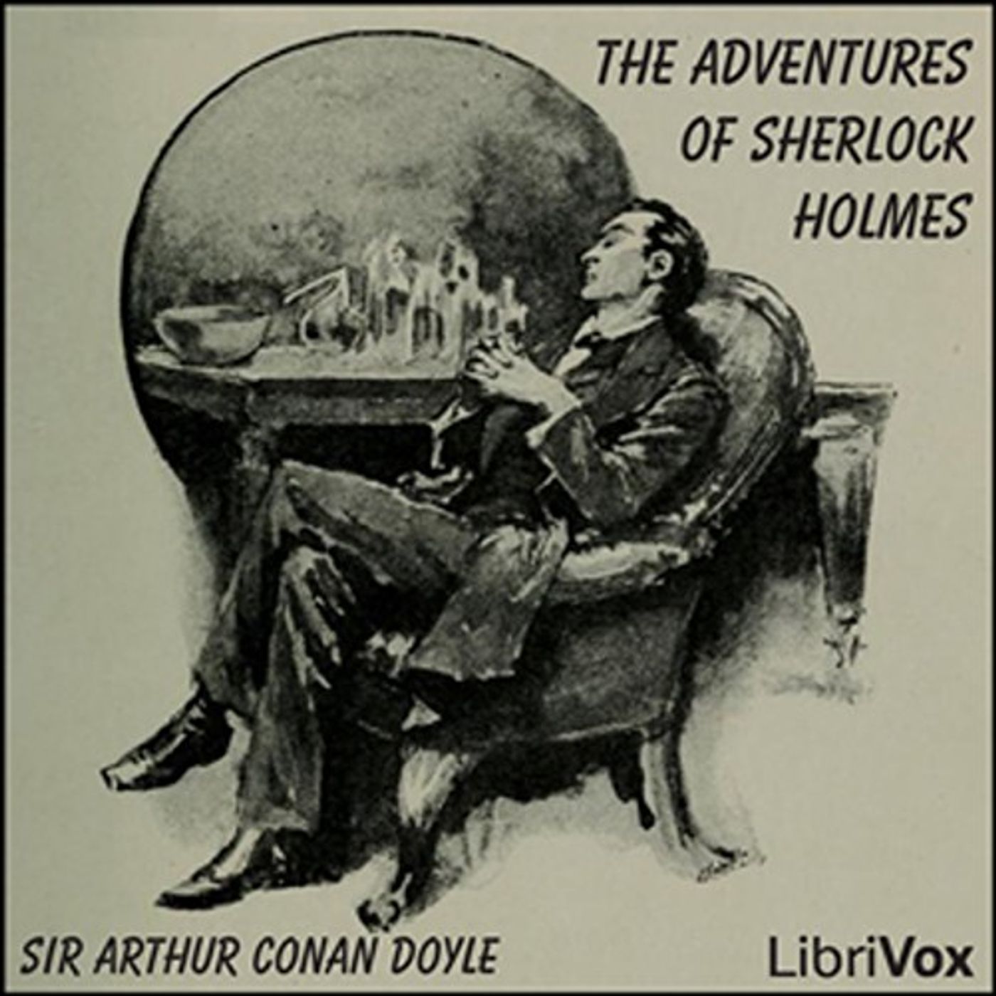 The Adventures of Sherlock by Sir Arthur Conan Doyle. cover art
