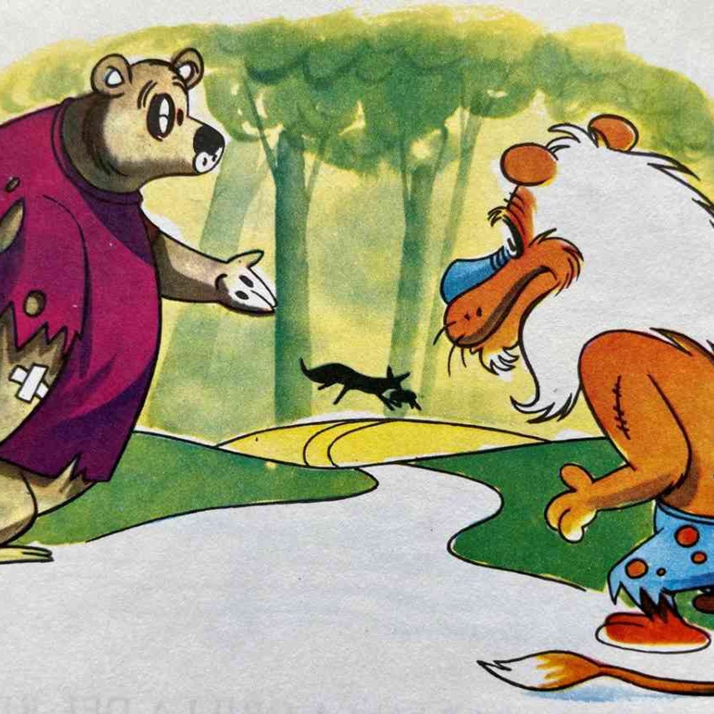 EL LEÓN, EL OSO Y LA ZORRA  🦊 Fábula Samaniego Esopo - Nadie sabe para quien trabaja