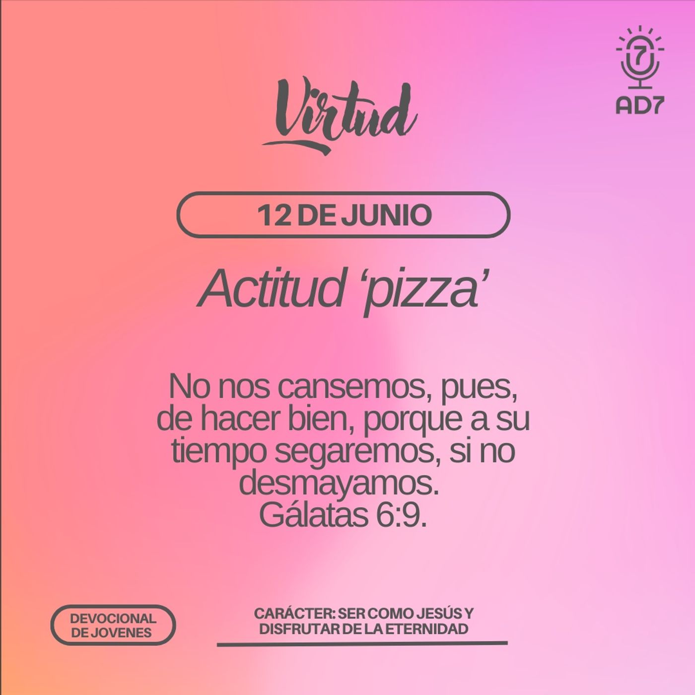 AD7 Devocional - Diferente / Inverso