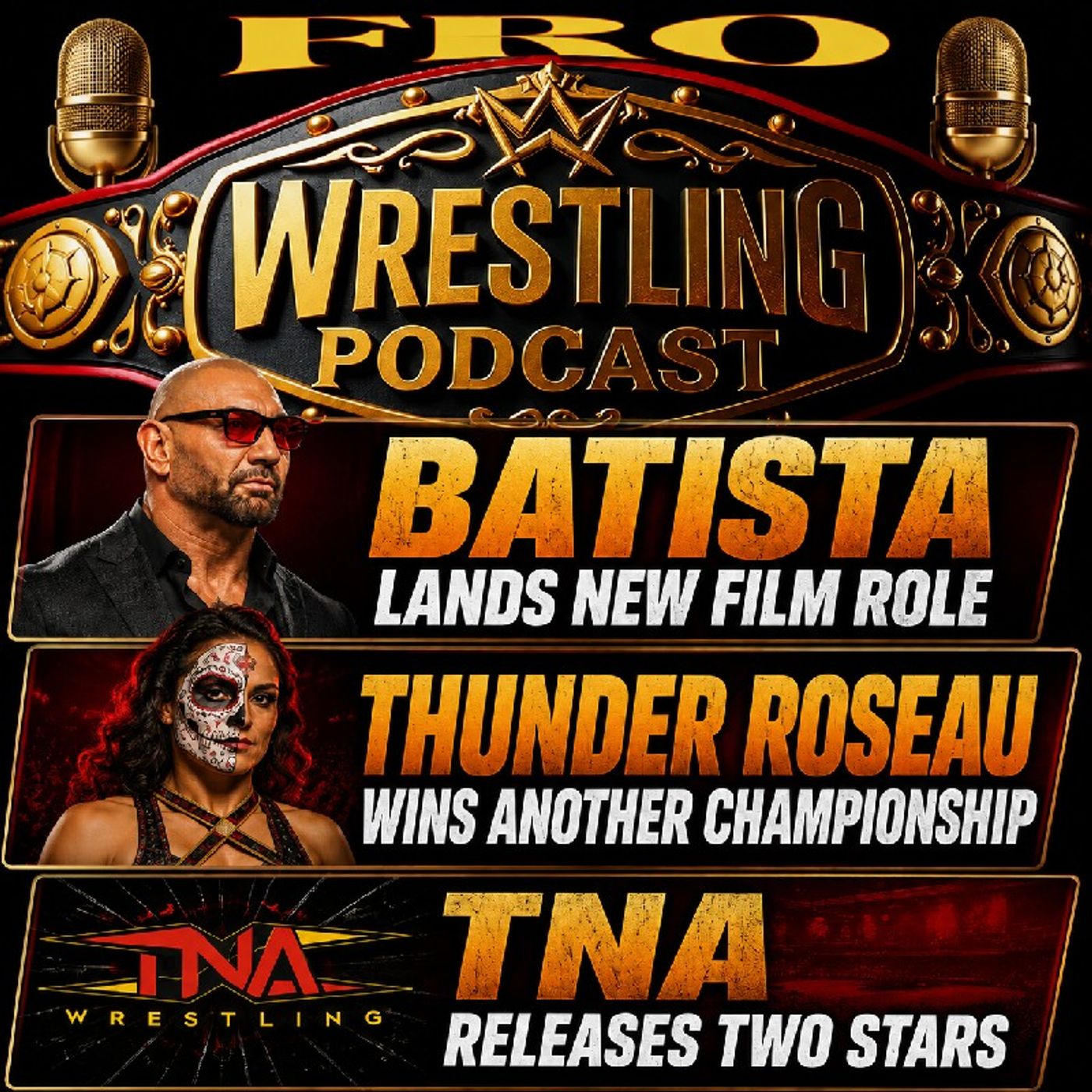 Batista Lands New Role - Thunder Rosa Wins Championship - TNA Releases Talent episode artwork