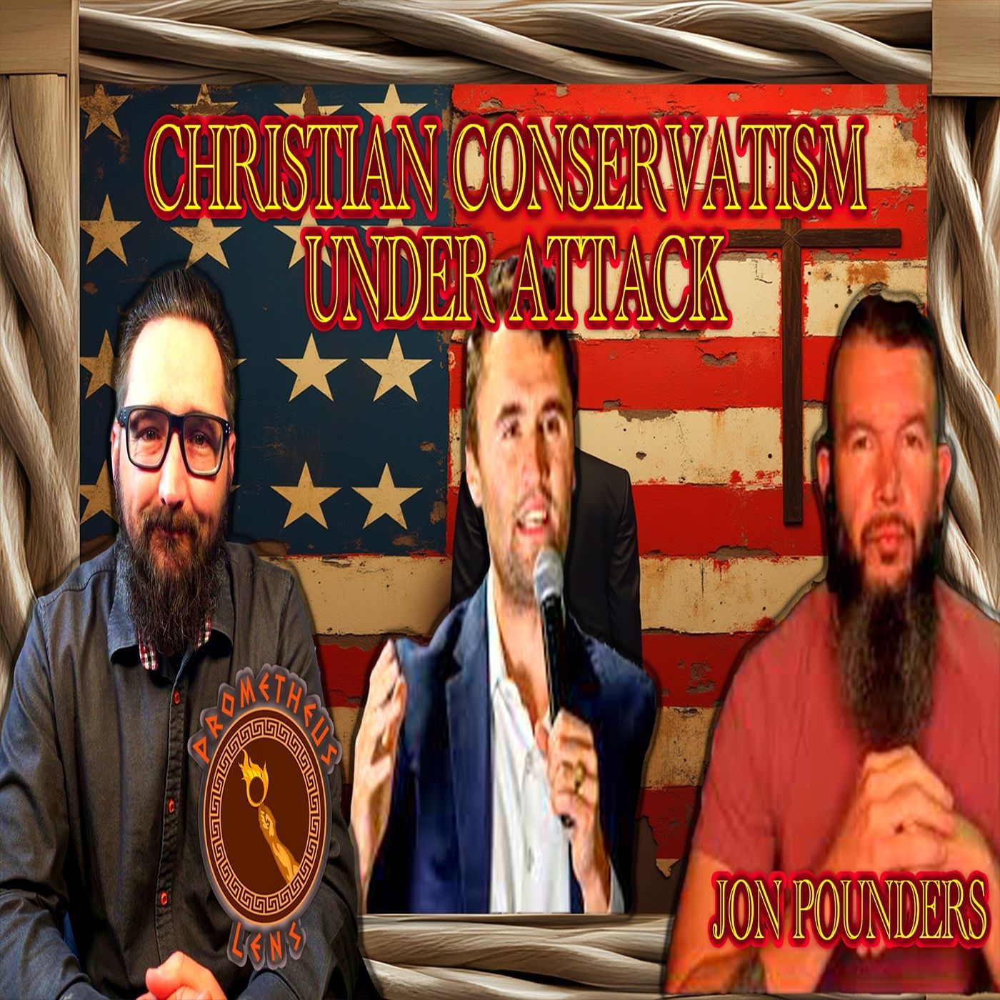 Charlie Kirk w/ Jon Pounders