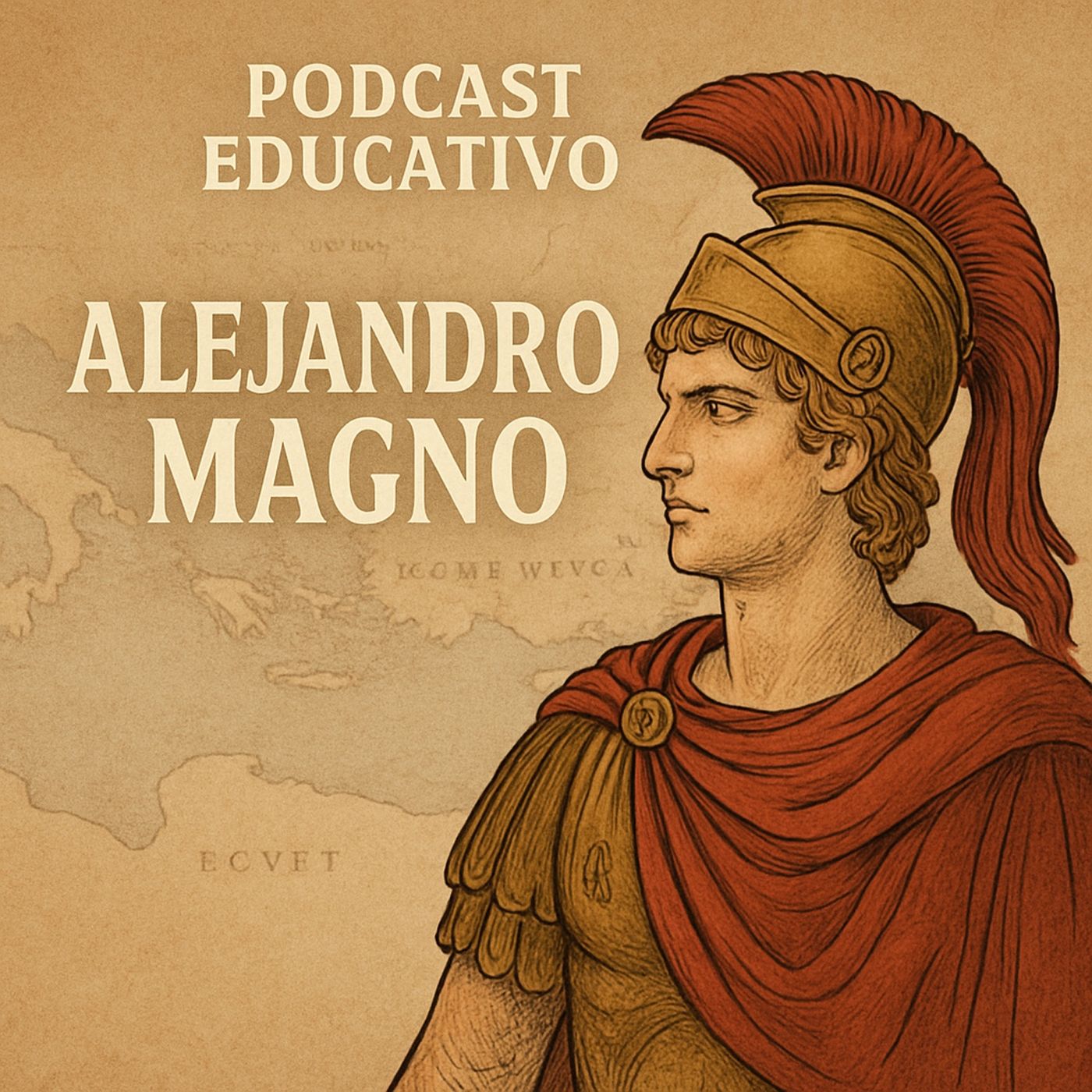 La vida de Alejandro Magno podcast artwork