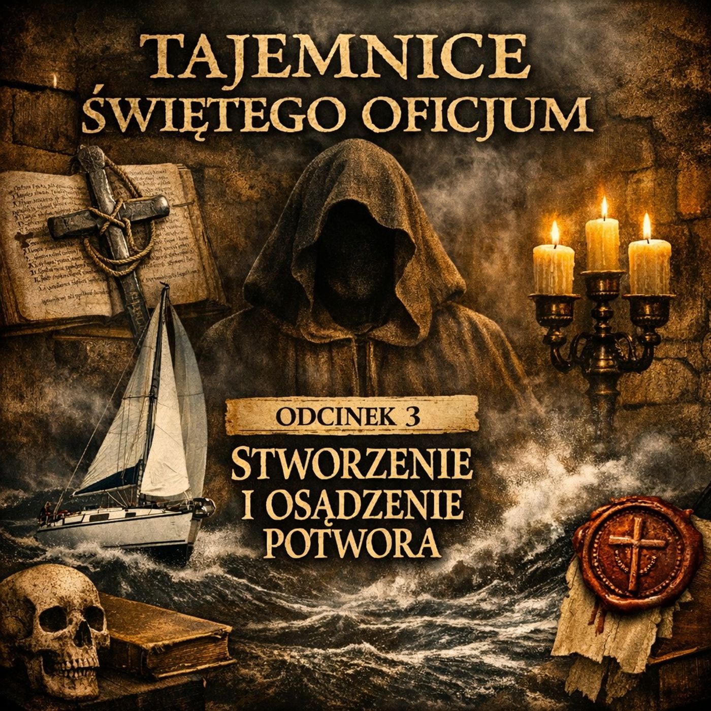 Odcinek 3 - Święte oficjum stworzyło i osądziło potwora episode artwork