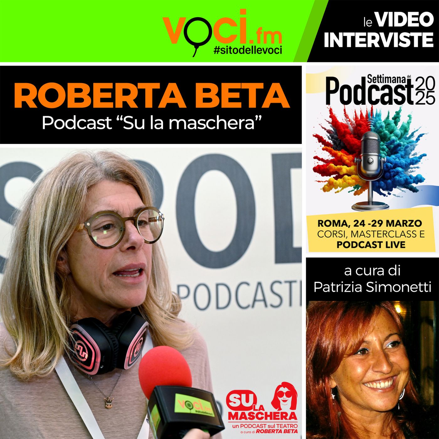 SETTIMANA DEL PODCAST 2025: ROBERTA BETA su VOCI.fm - clicca PLAY e ascolta l'intervista episode artwork
