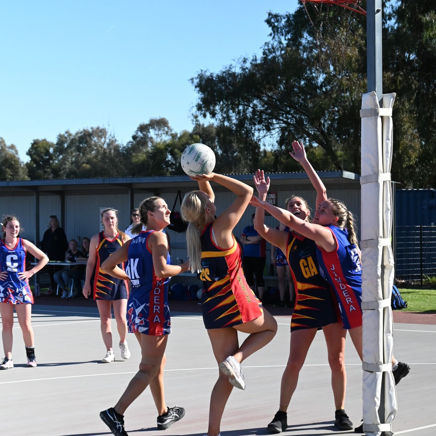 Carla Fletcher, Flow's regular Hume Netball Correspondent on the latest finals action episode artwork